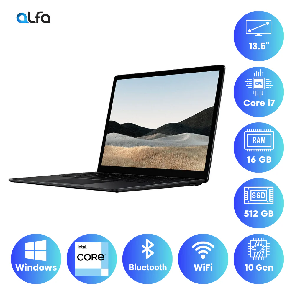 Microsoft Surface Laptop 3 – 13.5 inch Touch-Screen – Intel Core i7 - 16GB RAM - 512GB SSD - Image 3