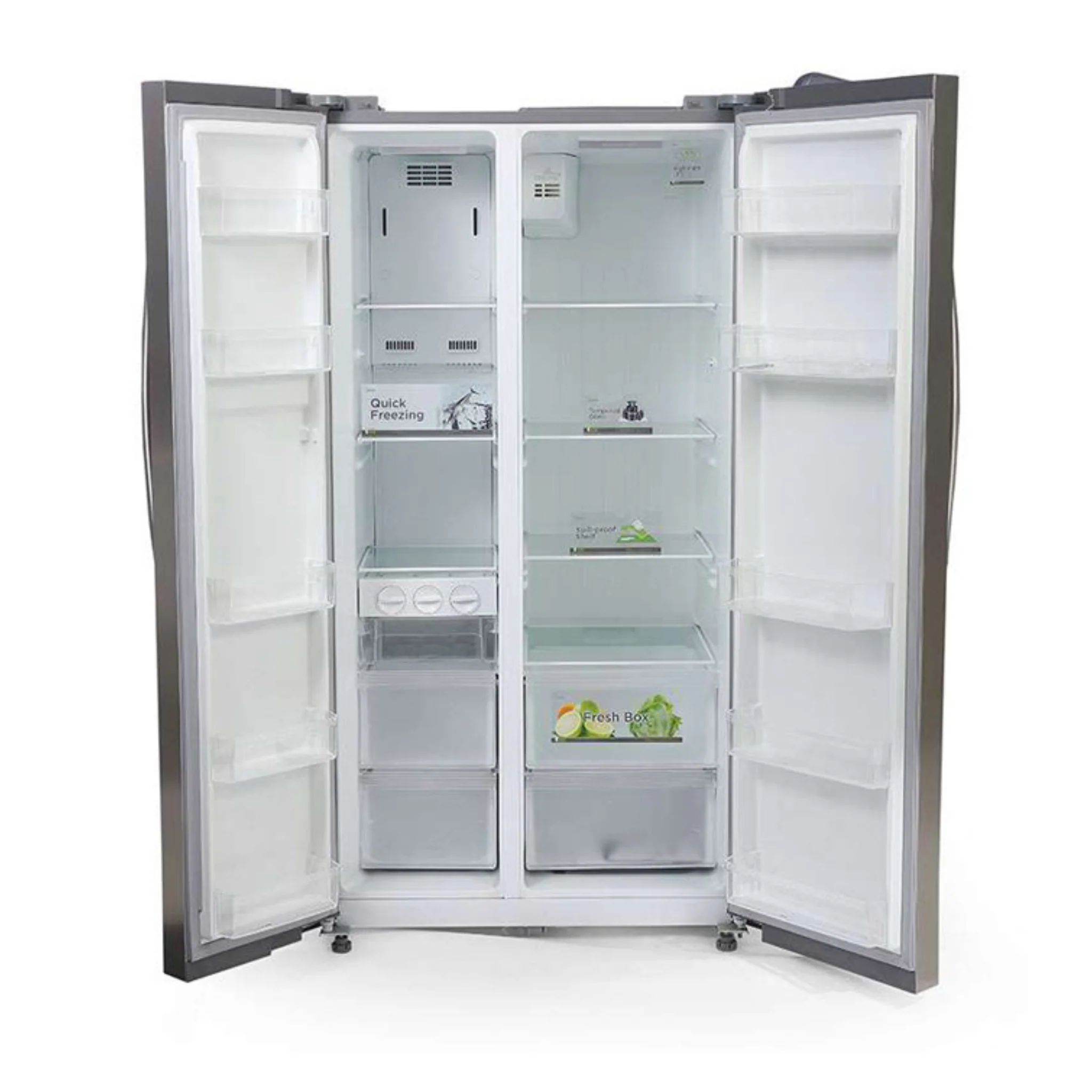 Midea 690L Side by Side Refrigerator, HC689WENS - Image 3