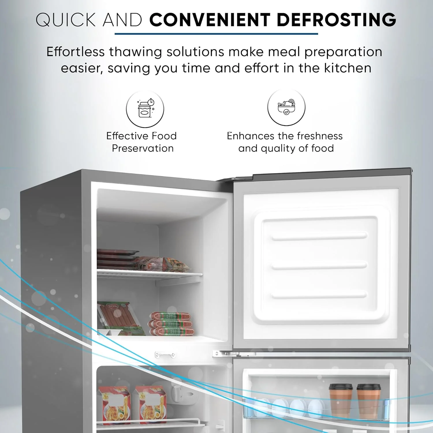 Nikai 190L Double Door Refrigerator, NRF190DN4S - Image 6