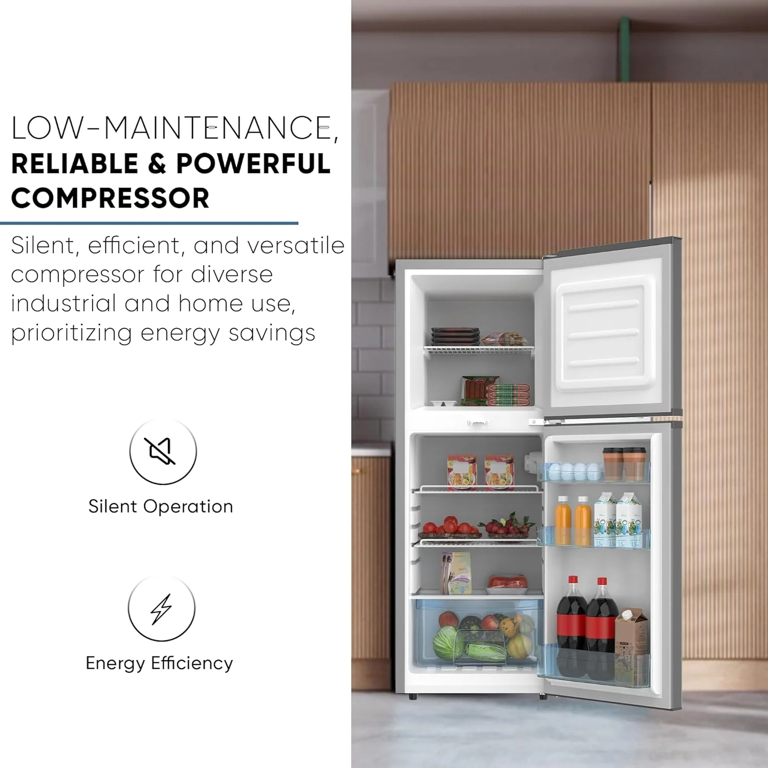 Nikai 190L Double Door Refrigerator, NRF190DN4S - Image 7