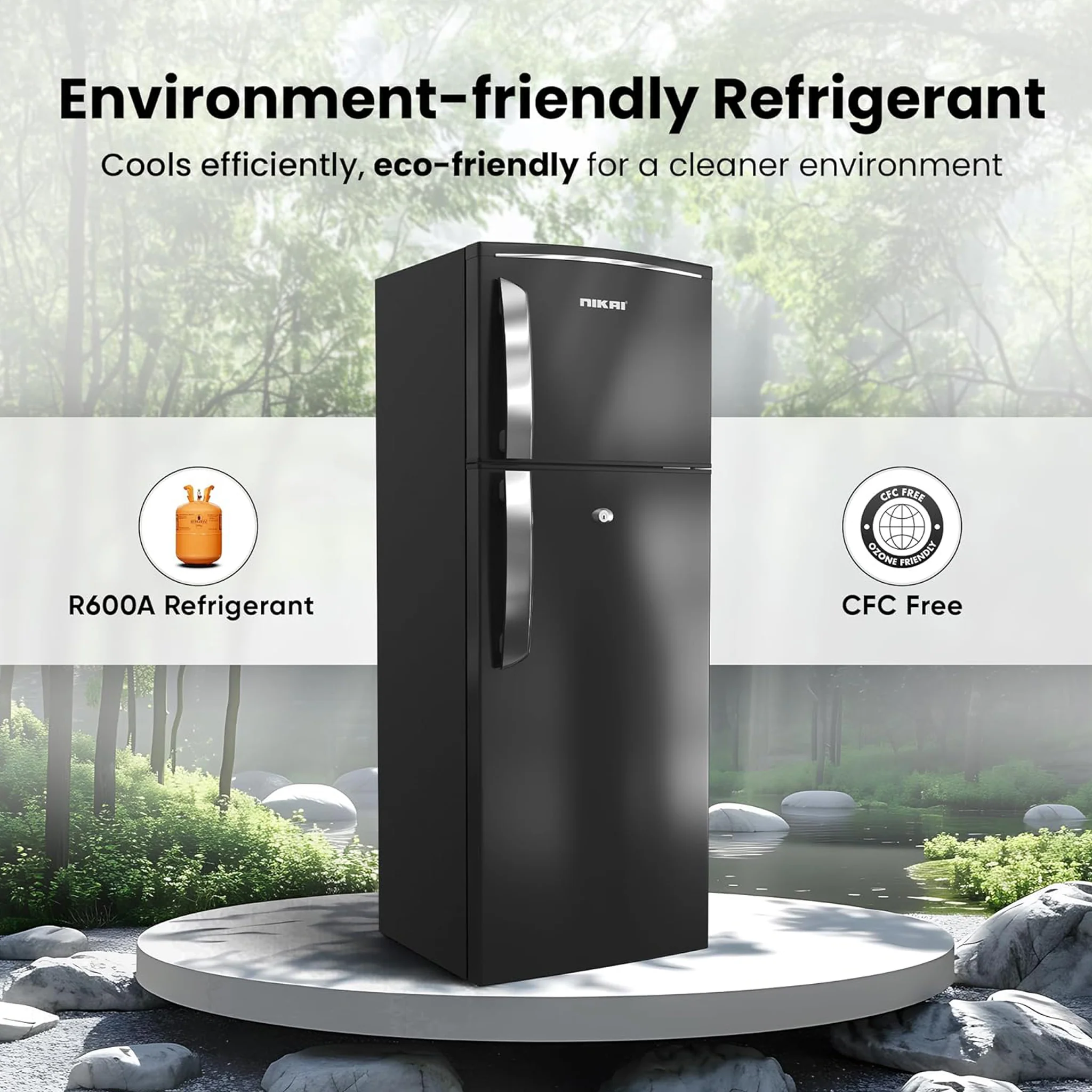 Nikai 280L Top Mount Refrigerator, NRF280DN5S1 - Image 7