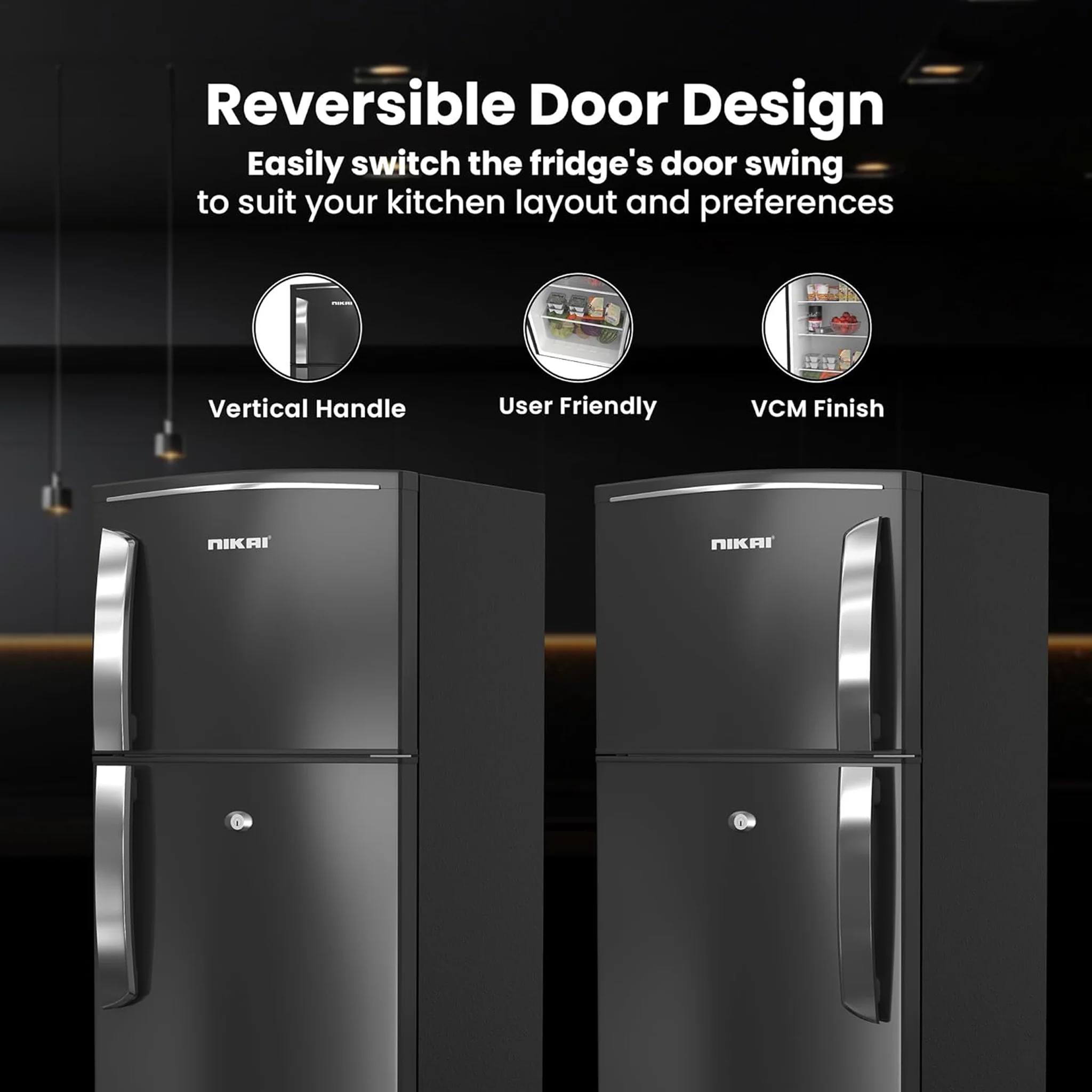 Nikai 280L Top Mount Refrigerator, NRF280DN5S1 - Image 8