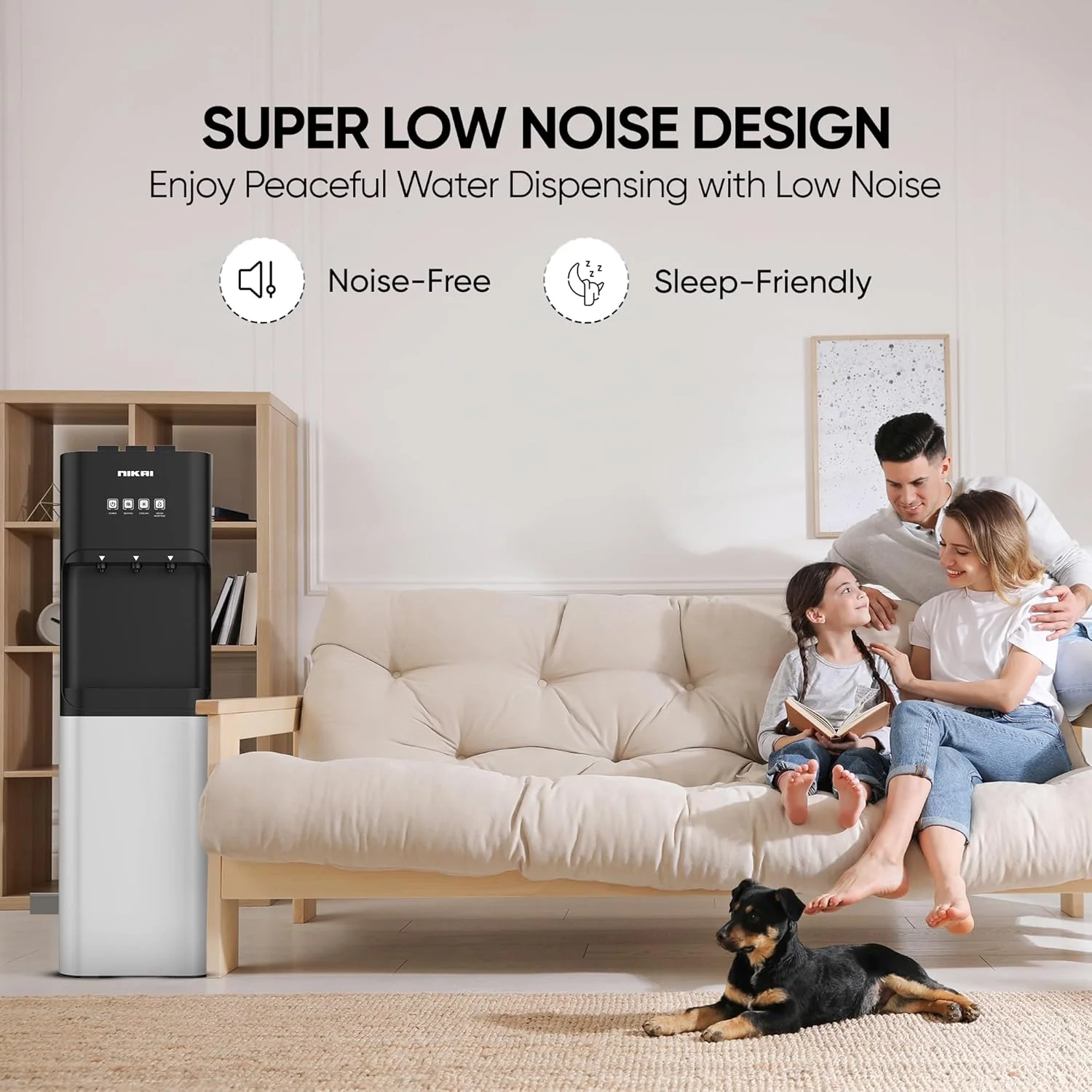 Nikai 3 Tap Bottom Loading Water Dispenser, NWD4000BS - Image 6