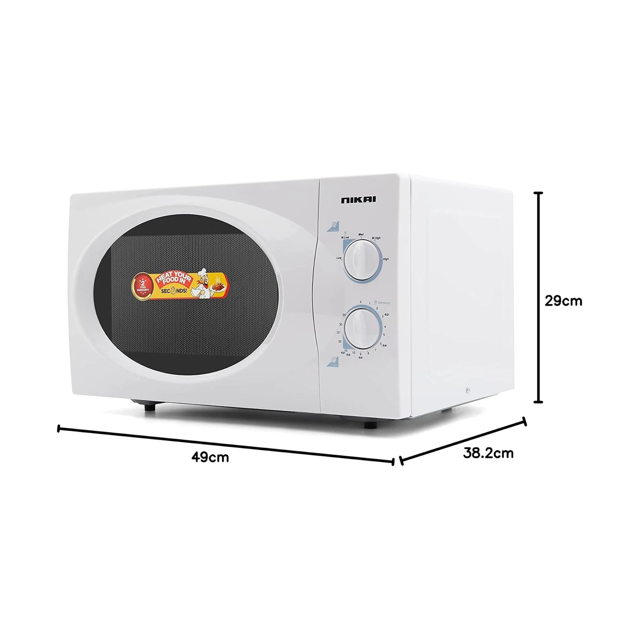 Nikai 700W 23L Microwave Oven, NMO2309MW - Image 3