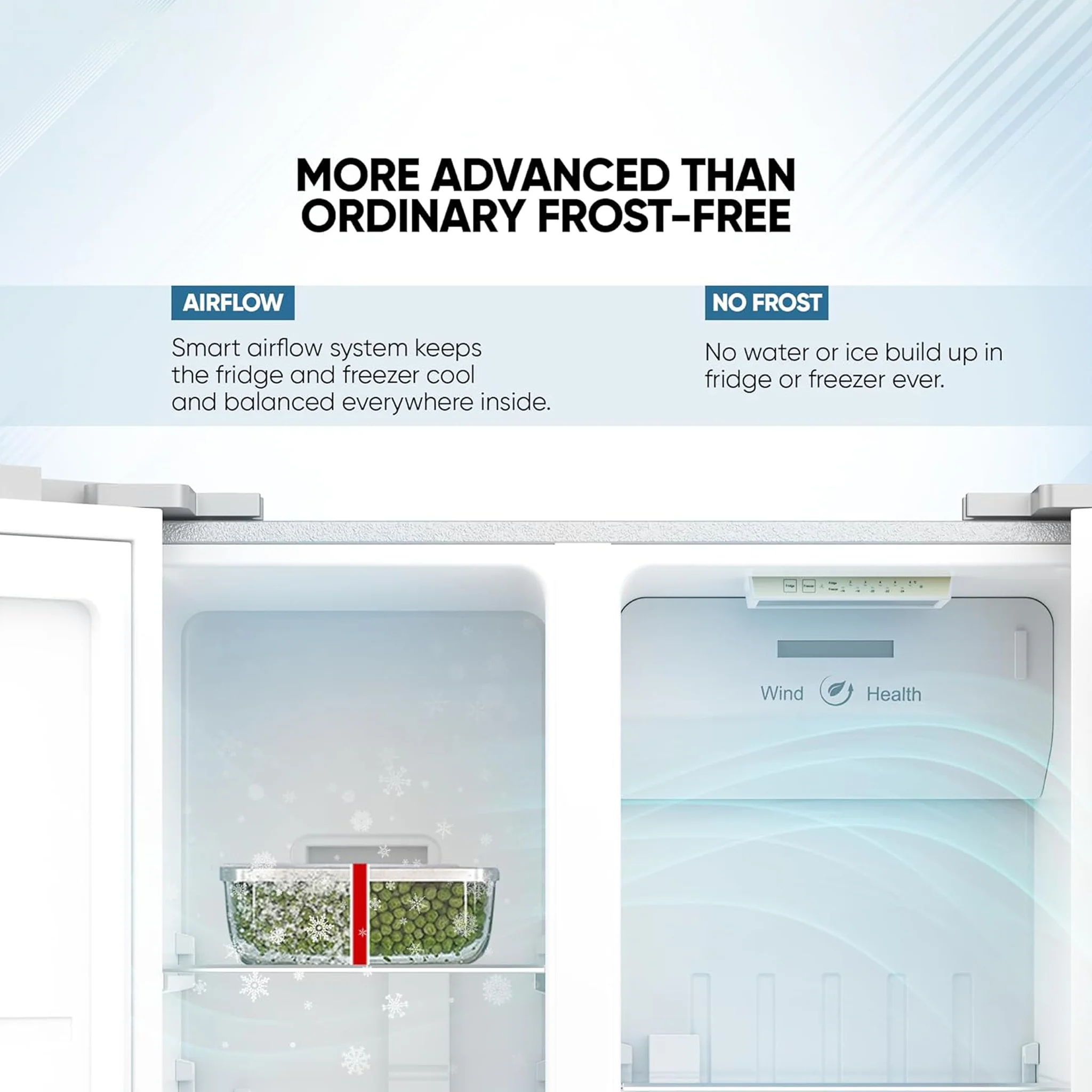 Nikai 750L Side by Side Refrigerator, NRF750SBSD5 - Image 7