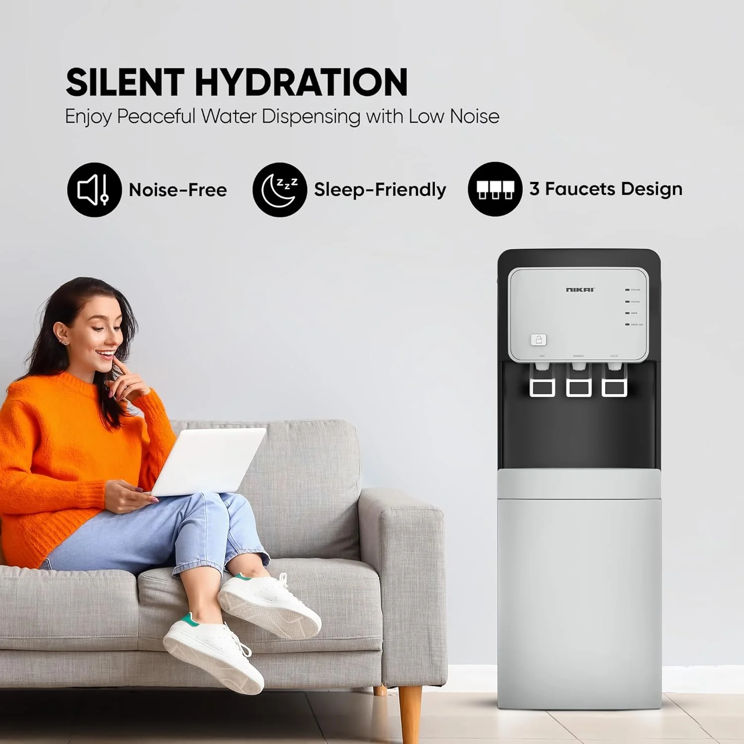 Nikai Bottom Loading Water Dispenser with Pump, NWD2000BL - Image 7