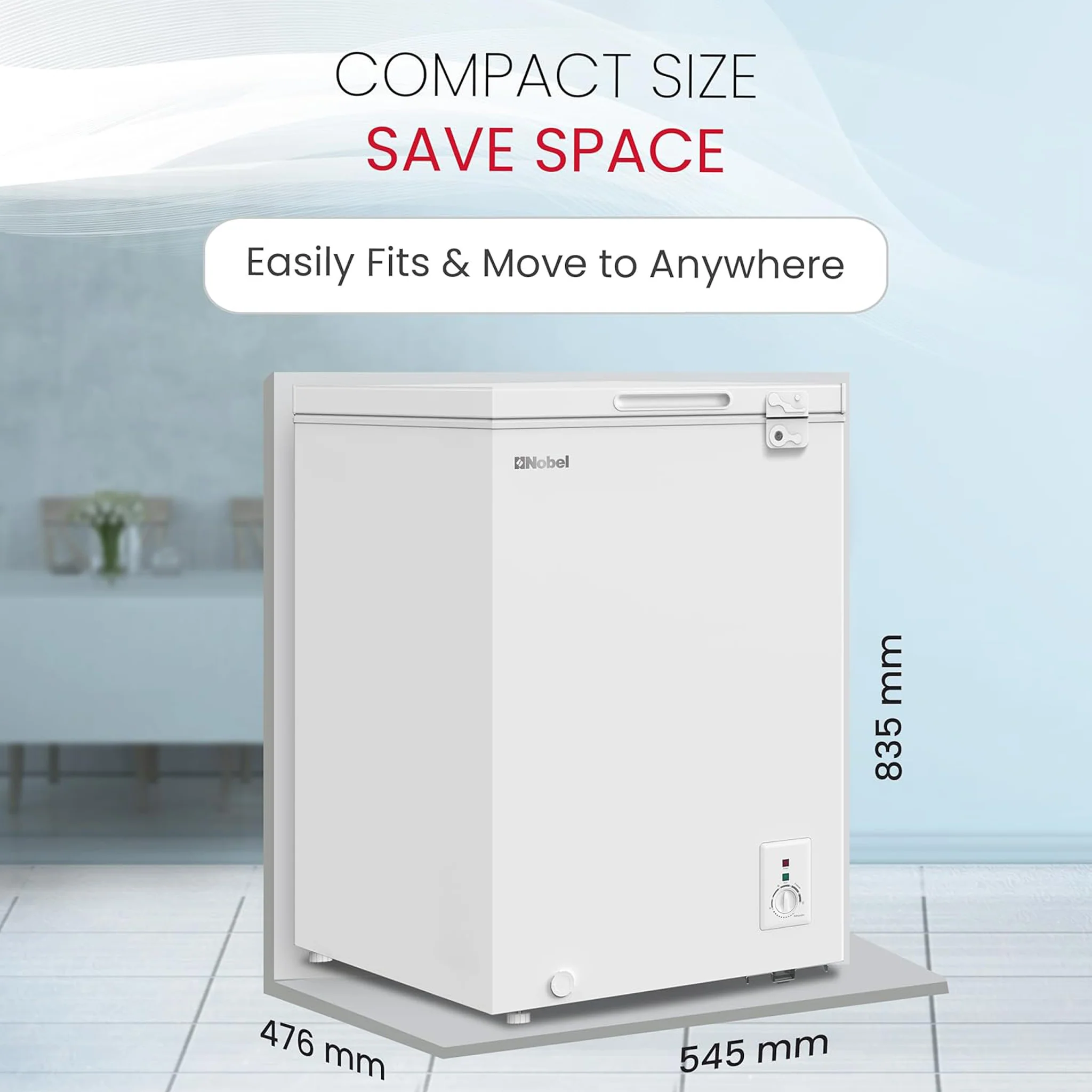 Nobel 145L Single Door Chest Freezer, NCF145 - Image 9