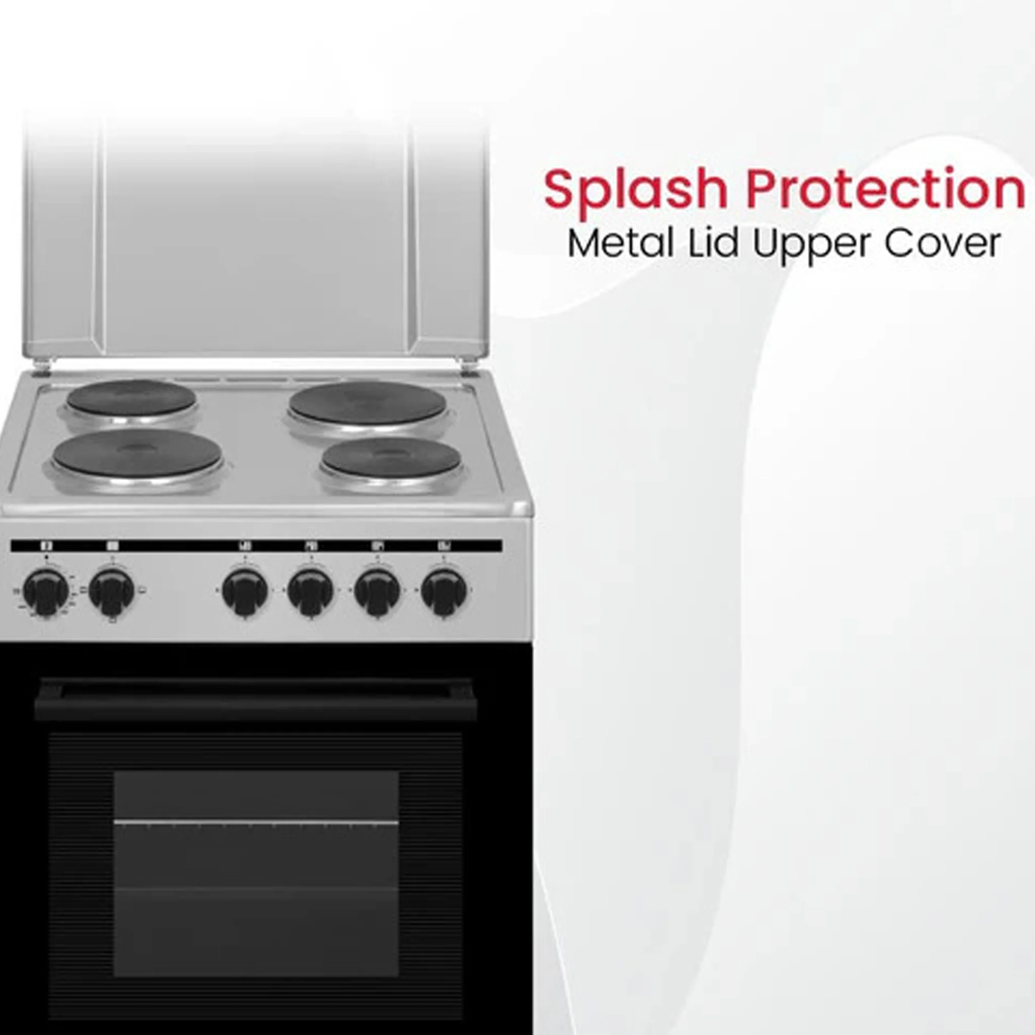 Nobel 50X50 Cm 4 Burner Electric Cooker, NGC5400-S - Image 7