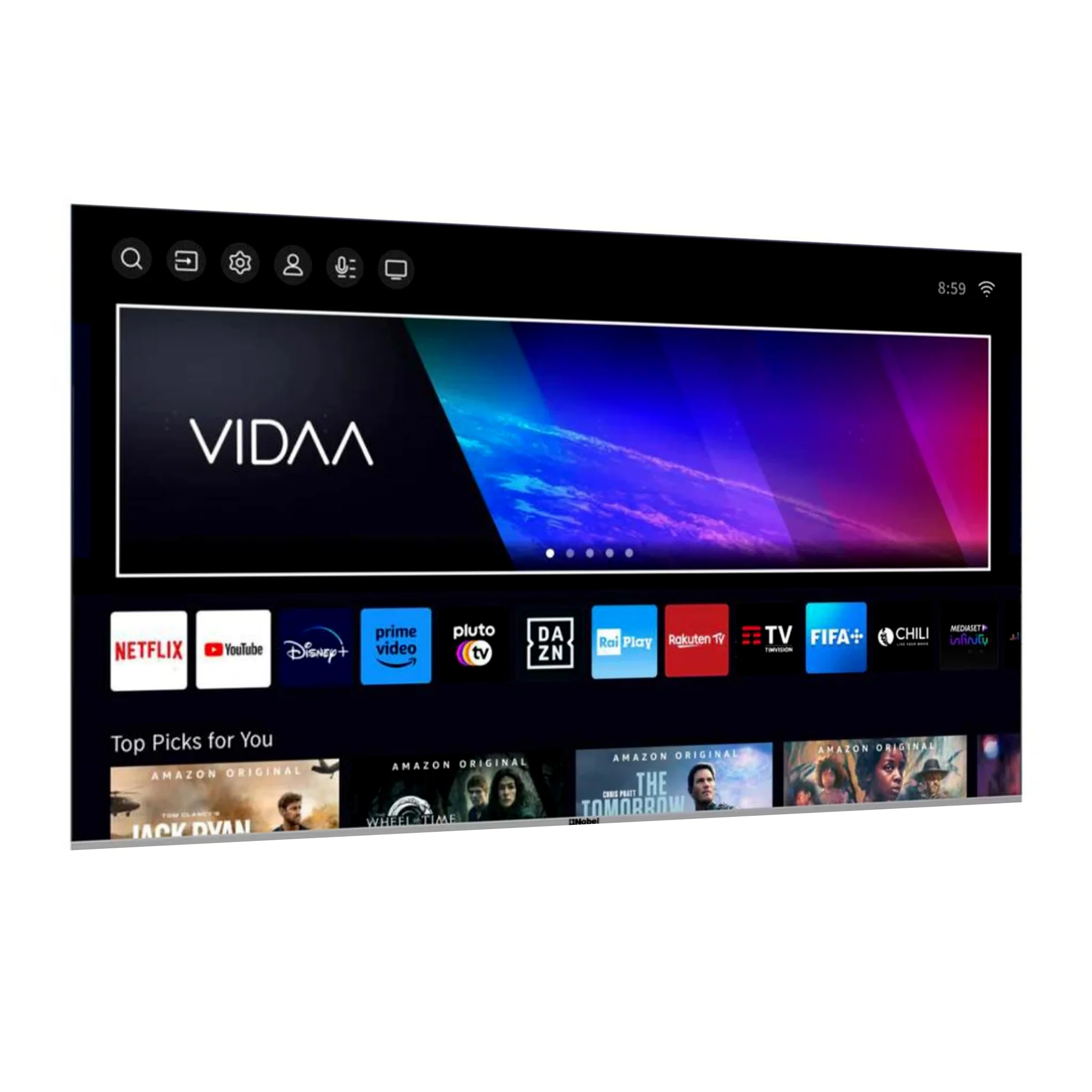 Nobel 85 inch Smart TV - 4K, UHD85VID - Image 2