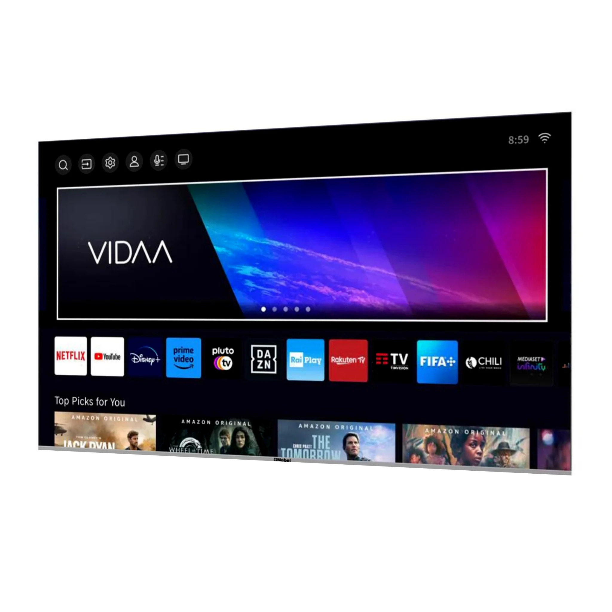 Nobel 85 inch Smart TV - 4K, UHD85VID - Image 3