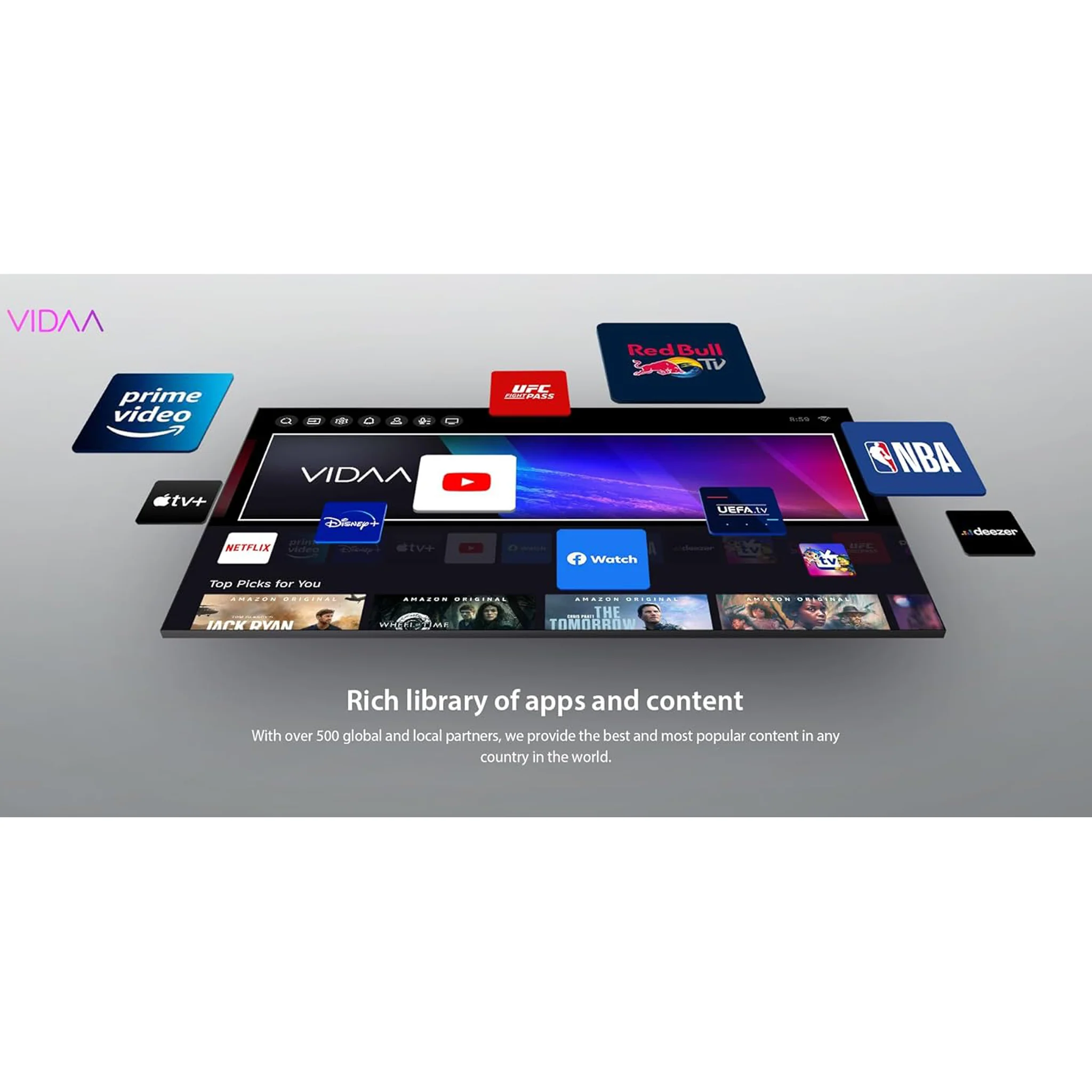 Nobel 85 inch Smart TV - 4K, UHD85VID - Image 7