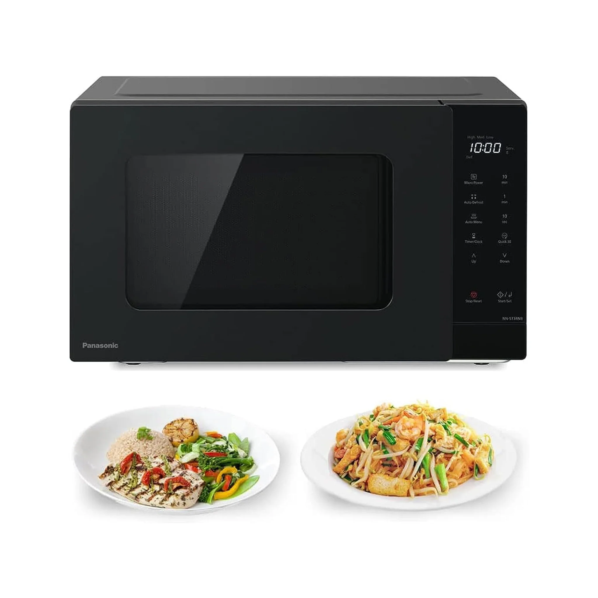 Panasonic 25L Compact Solo Microwave Oven, NN-ST34NB - Image 3
