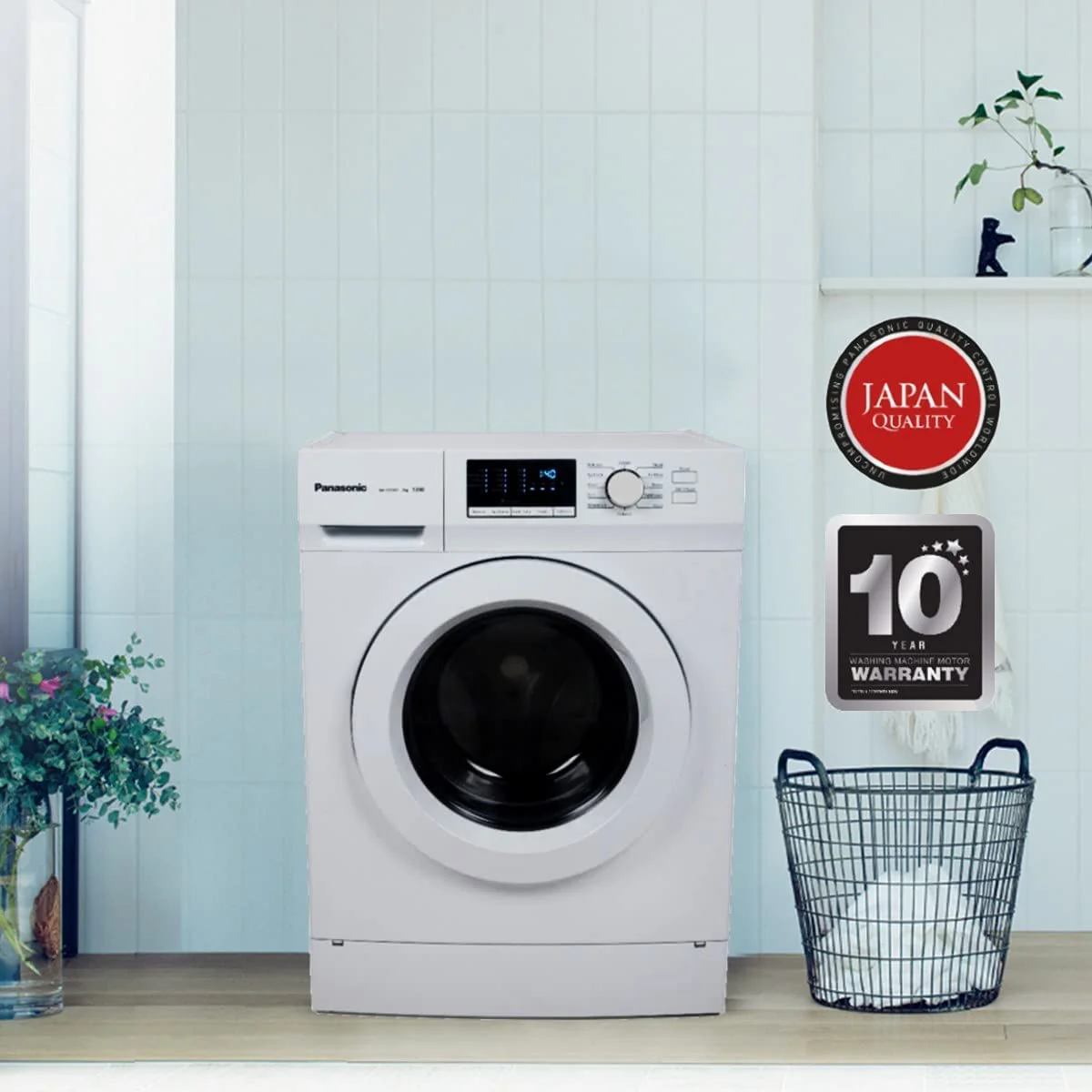 Panasonic 7KG Fully Automatic Washing Machine, NA-127XB1 - Image 3
