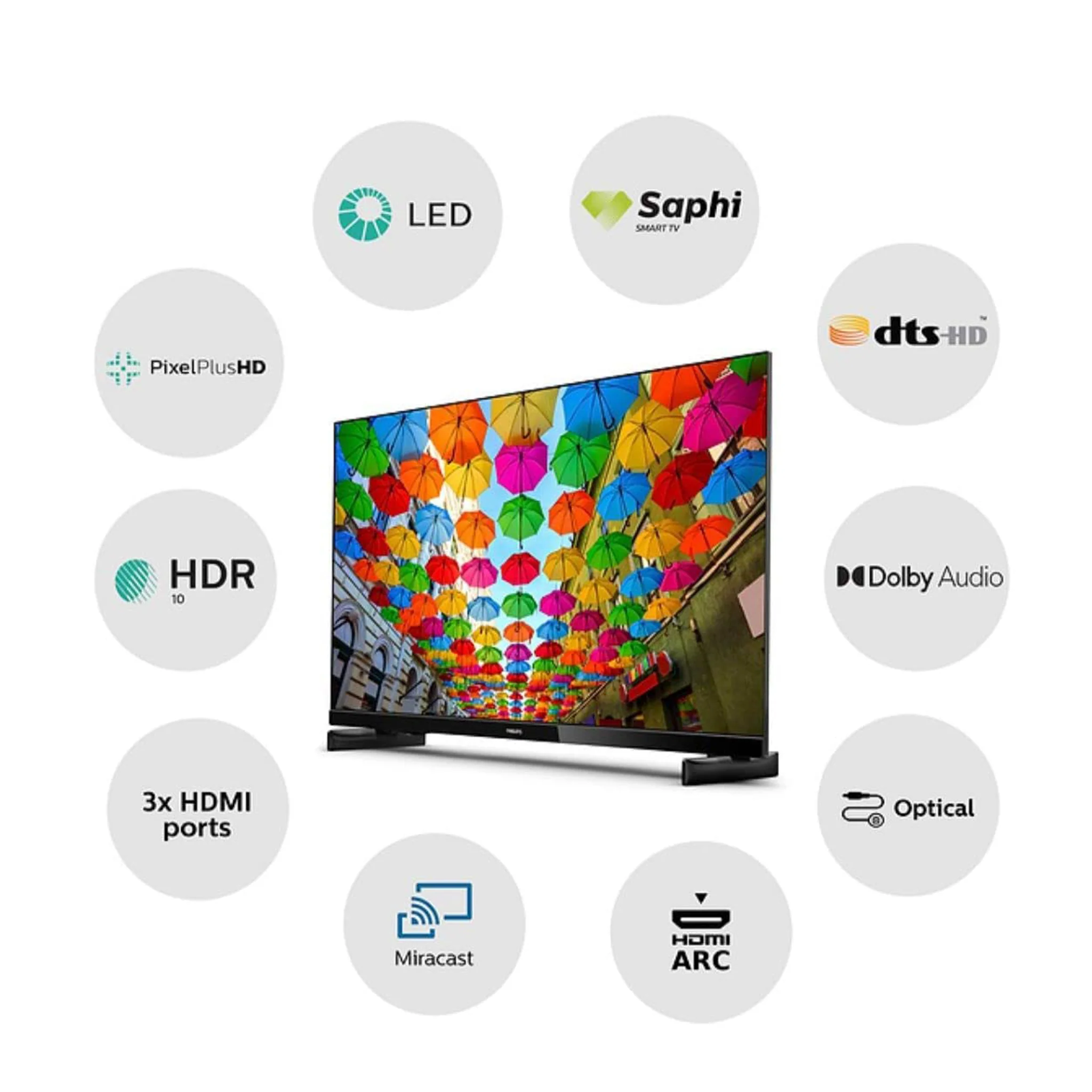 Philips 32 inch Android Smart TV, 32PHT6915 - Image 6