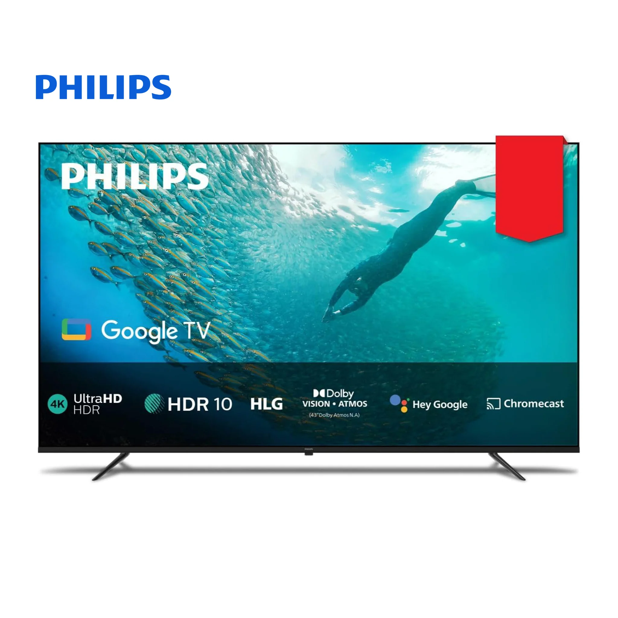 Philips 43 inch Android Smart TV - 4K, 43PUT7406