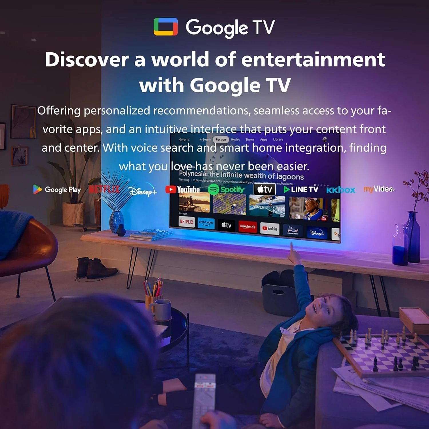 Philips 50 inch Android Smart QLED TV - 4K, 50PQT8169 - Image 9
