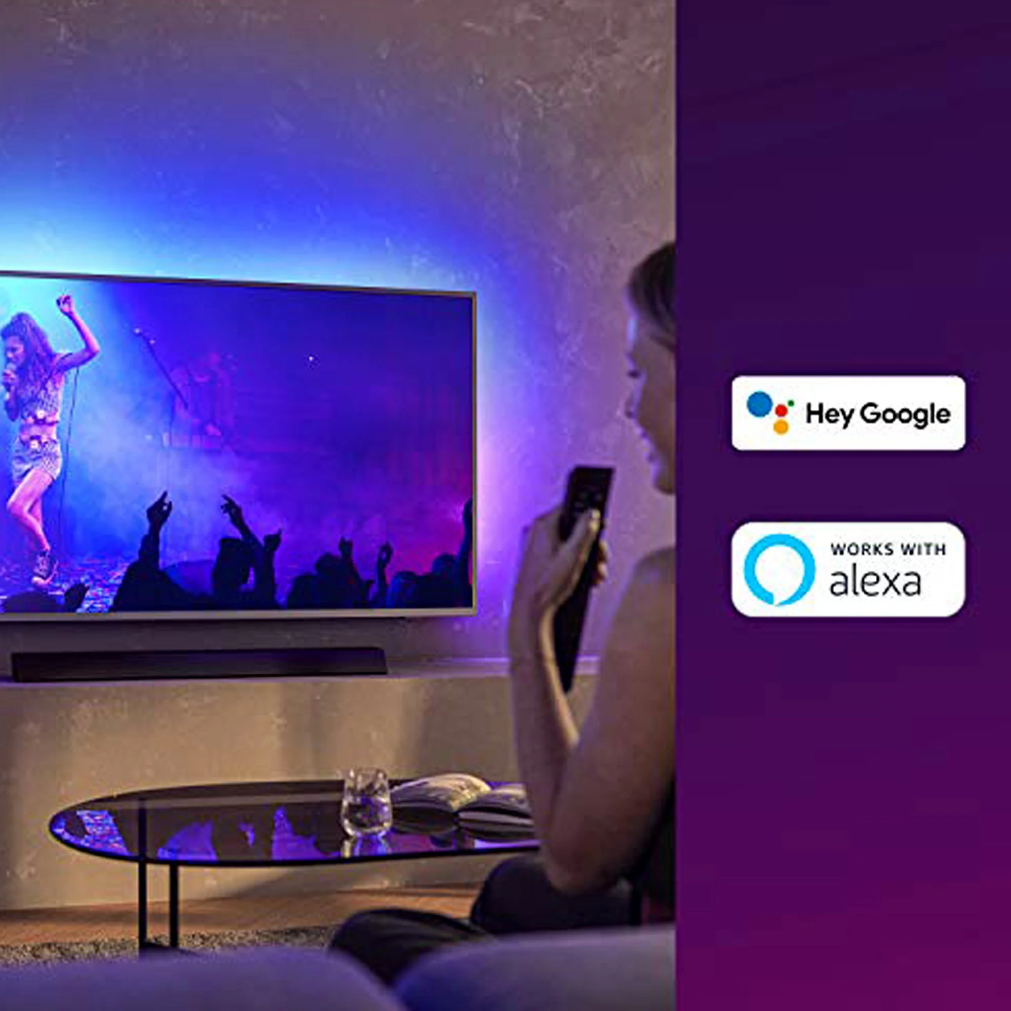 Philips 50 inch Smart TV -4K - Ambient Light, 50PUS8007 - Image 8