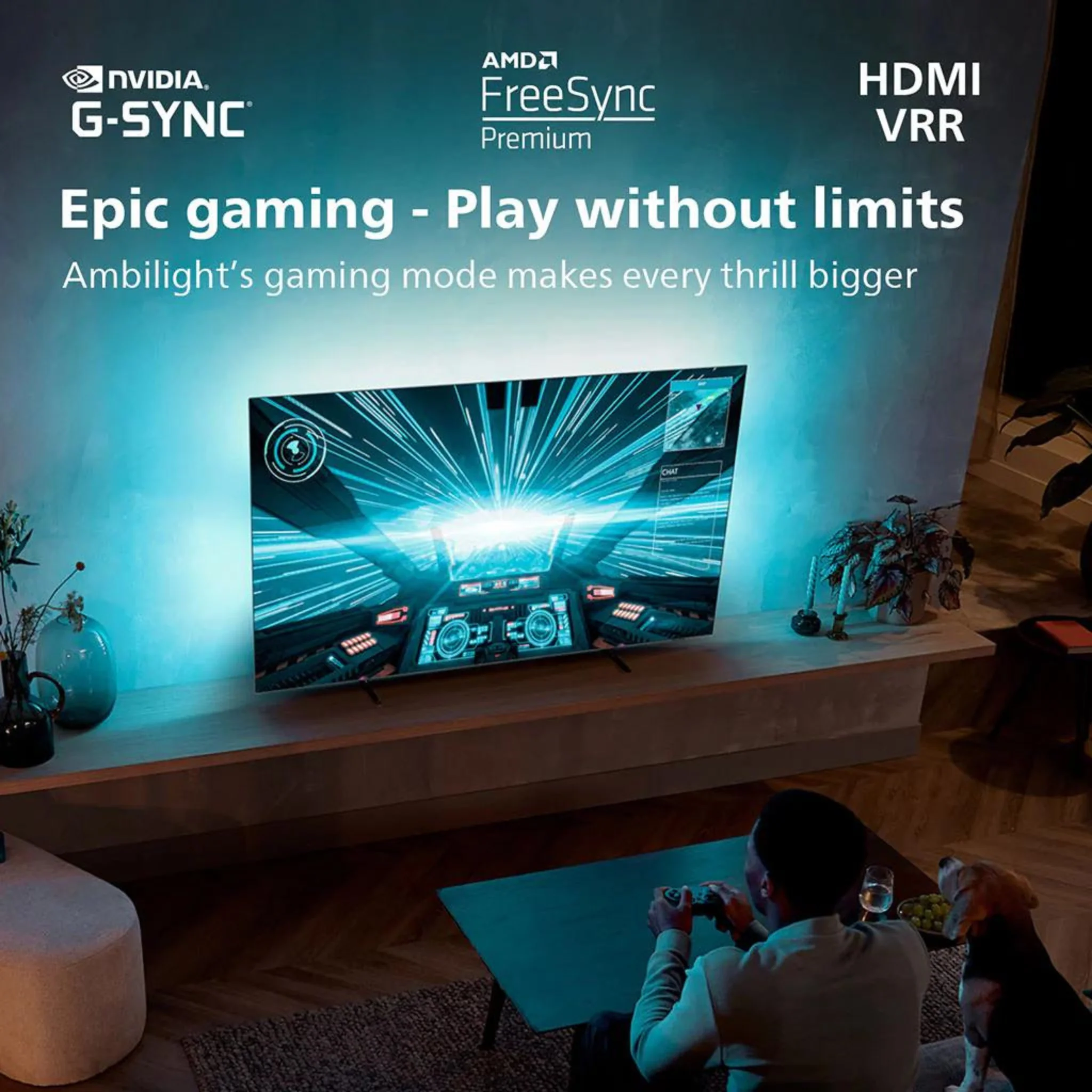 Philips 55 inch OLED Smart TV - 4K - Ambilight, 55OLED707 - Image 7