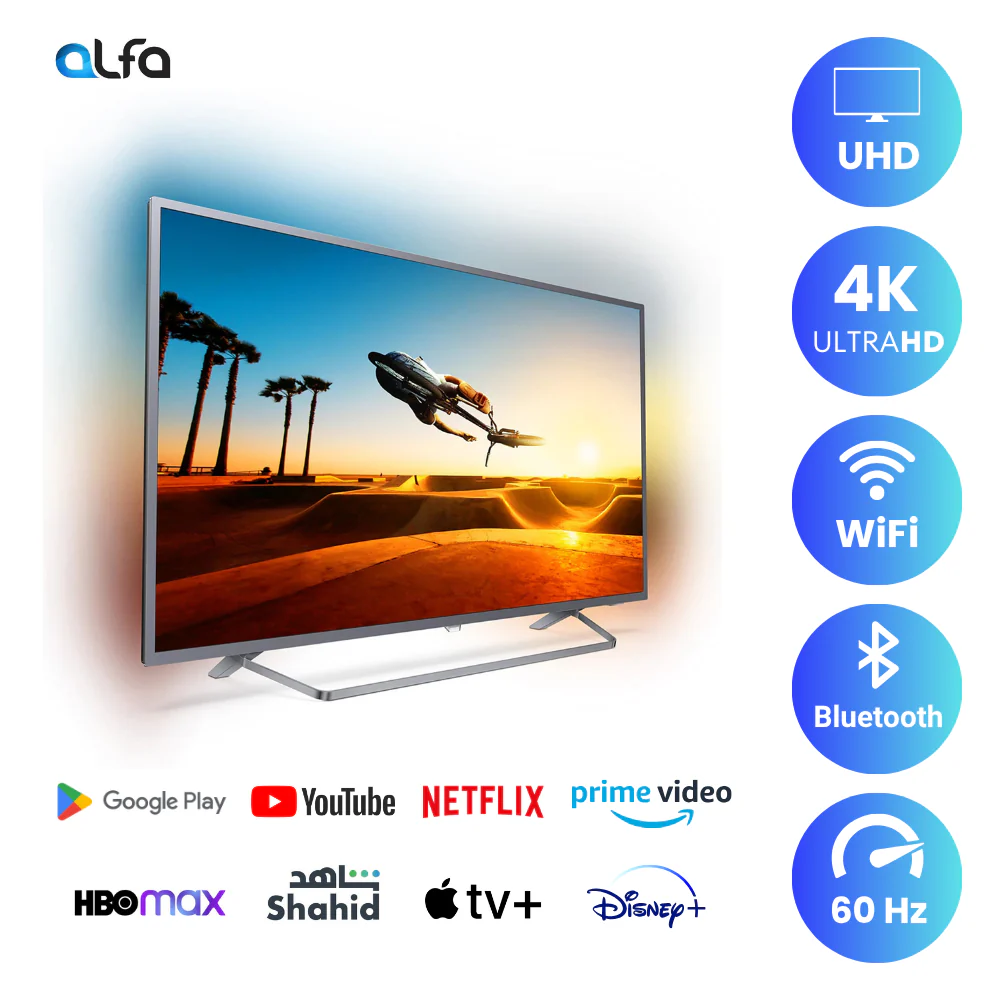 Philips 65 inch Android Smart TV -4K - Ambilight, 65PUT7303 - Image 2