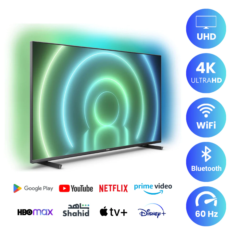 Philips 50 inch Android Smart TV -4K - Ambilight, 50PUT7906 - Image 3