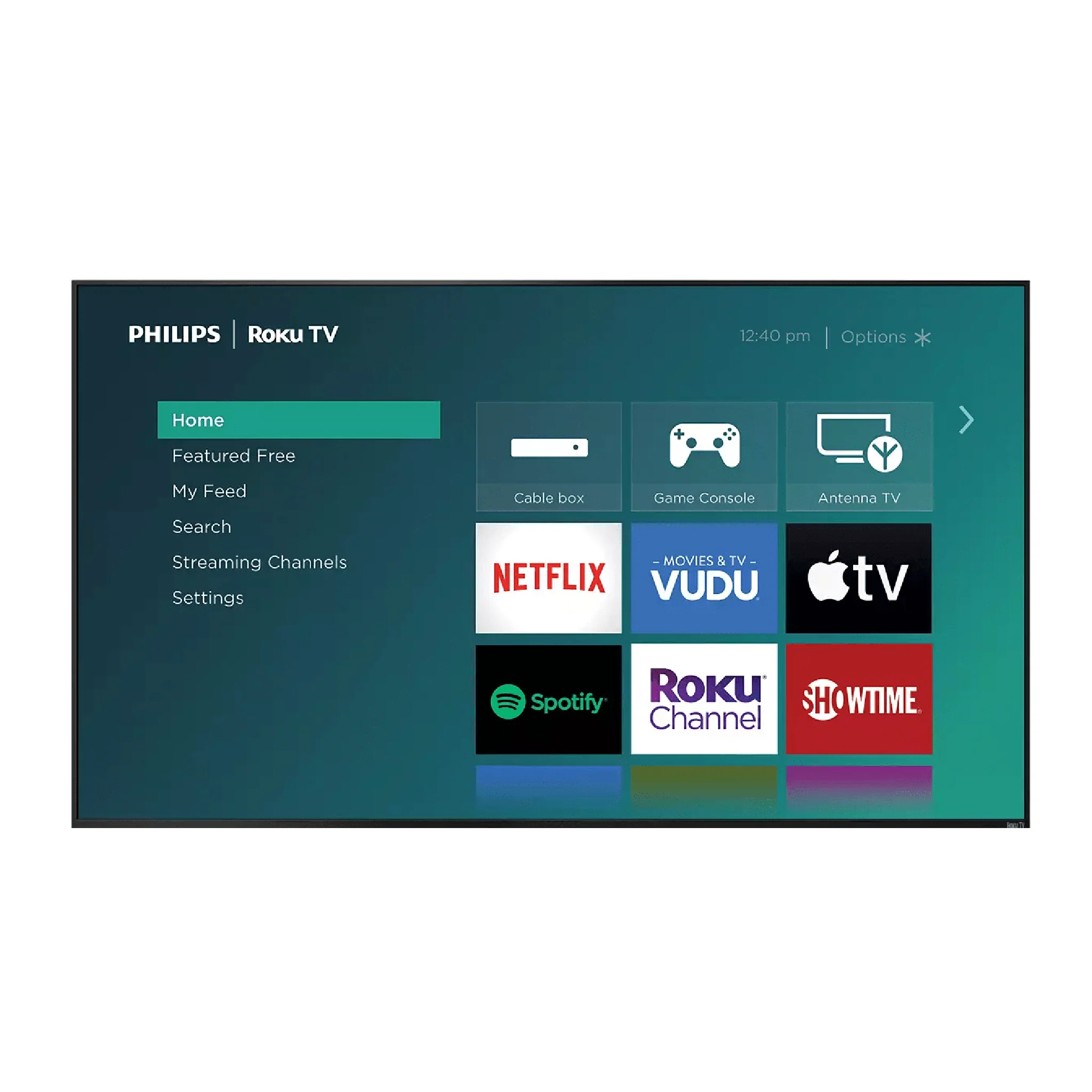 Philips 55 inch Smart Roku TV - 4K, 55PFL5756