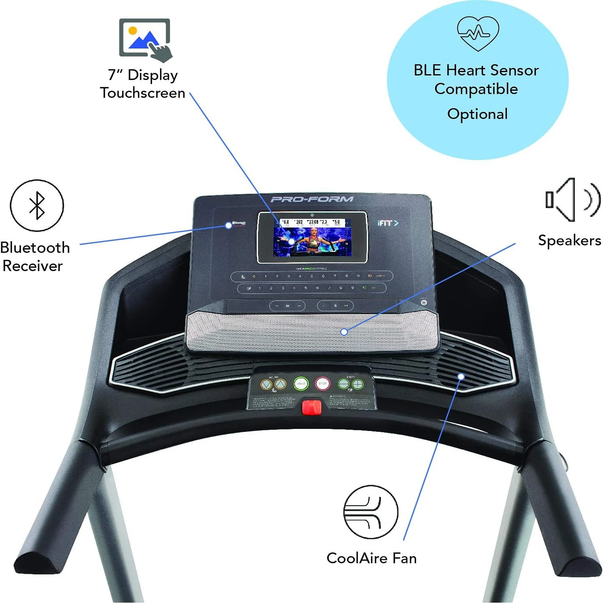 Proform Carbon T7 Treadmill, PFTL87720 INT - Image 2