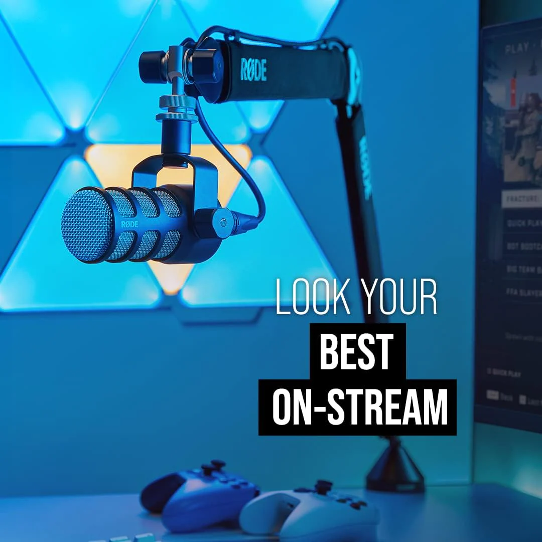 RØDE PodMic Broadcast-quality Dynamic Microphone with Integrated Swing Mount - Image 6