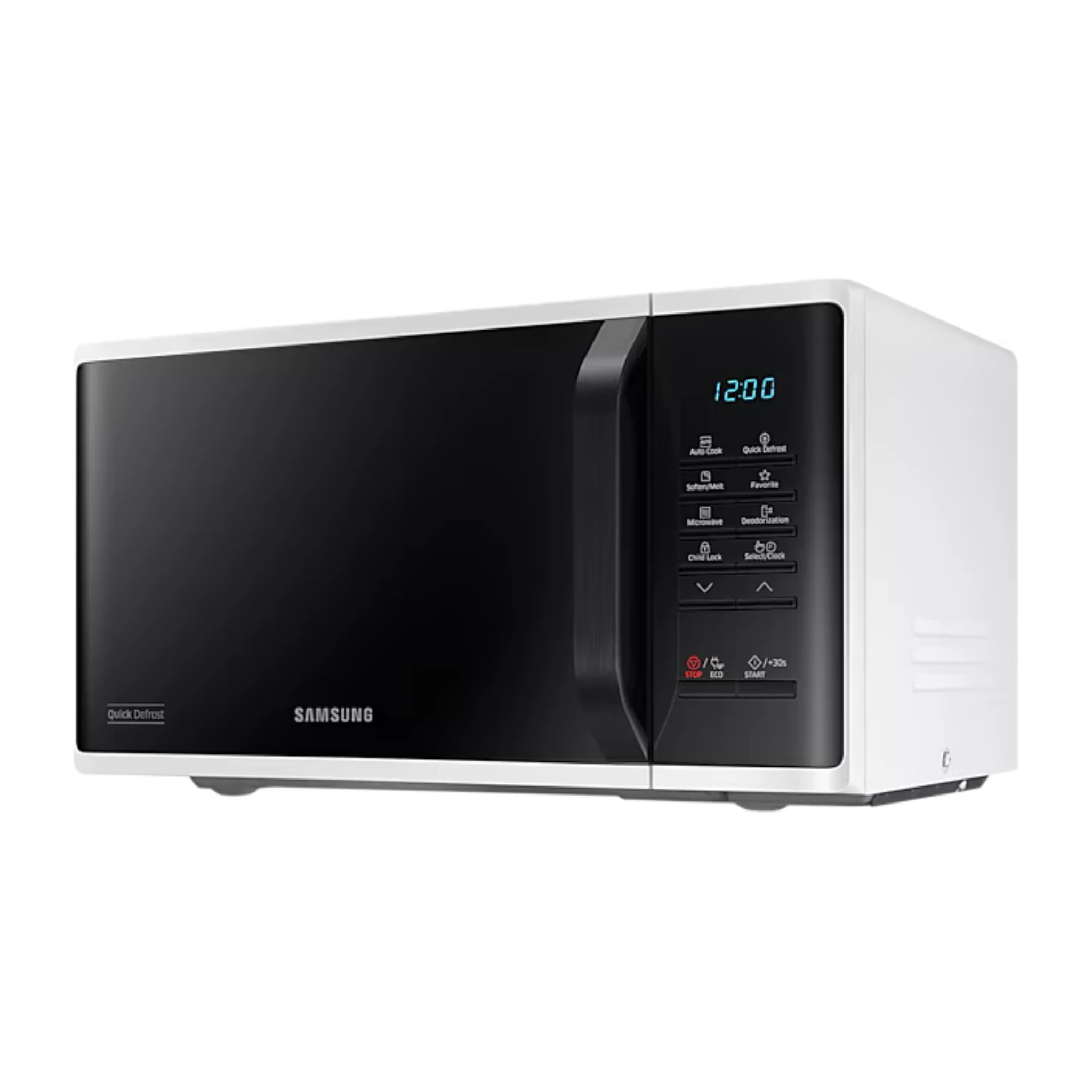 Samsung 23L Solo Microwave Oven with Quick Defrost, MS23K3513AW - Image 3
