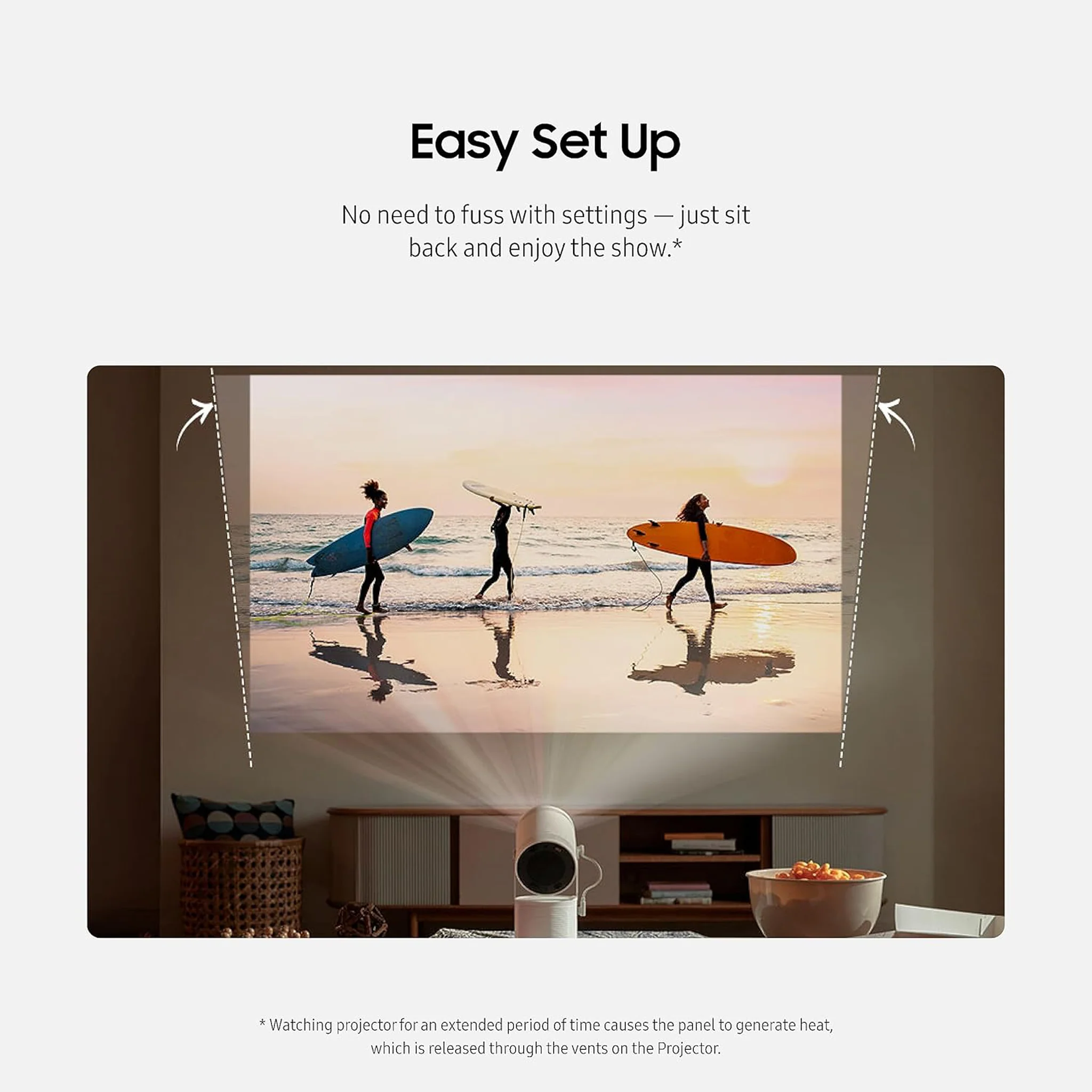 Samsung 30-100" The Freestyle LED Portable Projector, SP-LFF3CLAX - Image 5