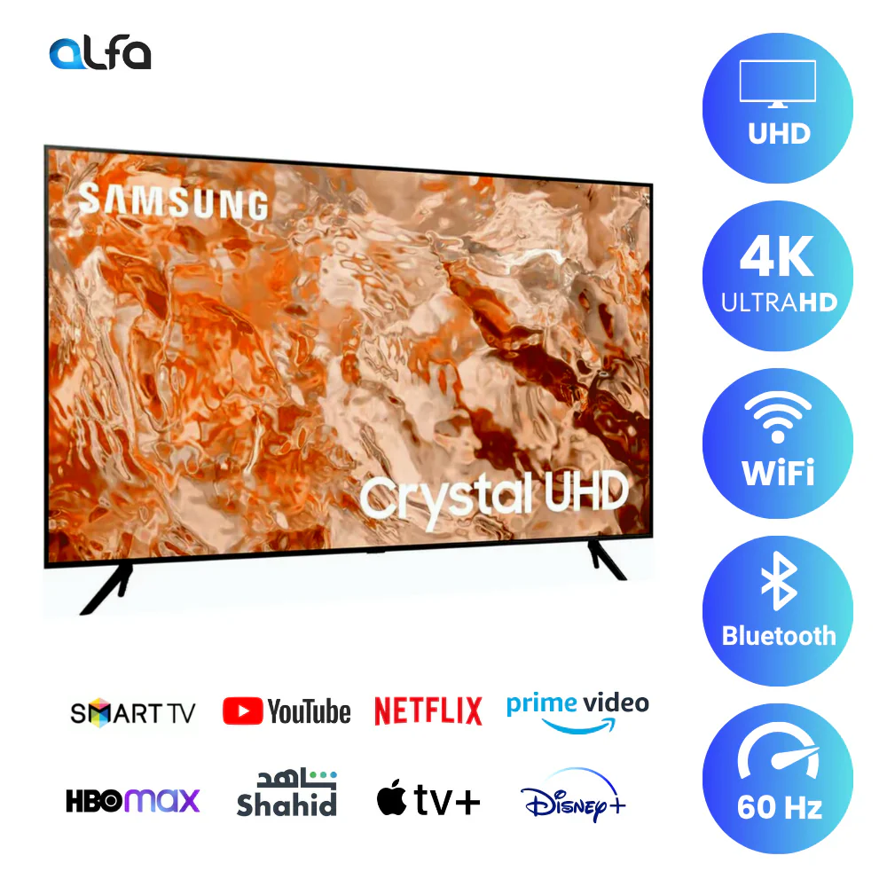Samsung 43 inch Smart TV - 4K, 43AU7000 - Image 2
