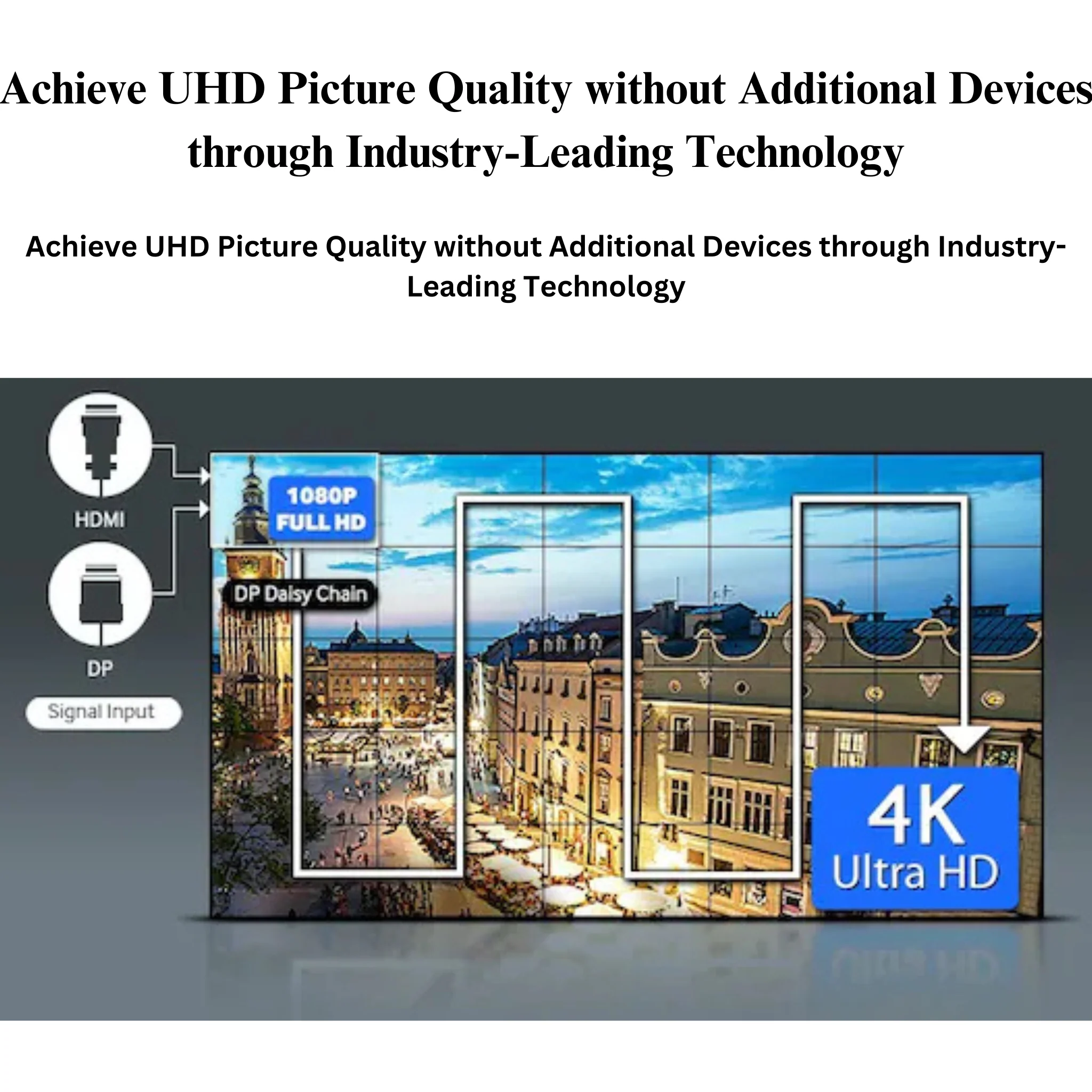 Samsung 46 inch D-LED Video Wall - 4K, LH46UDEBLBB - Image 8