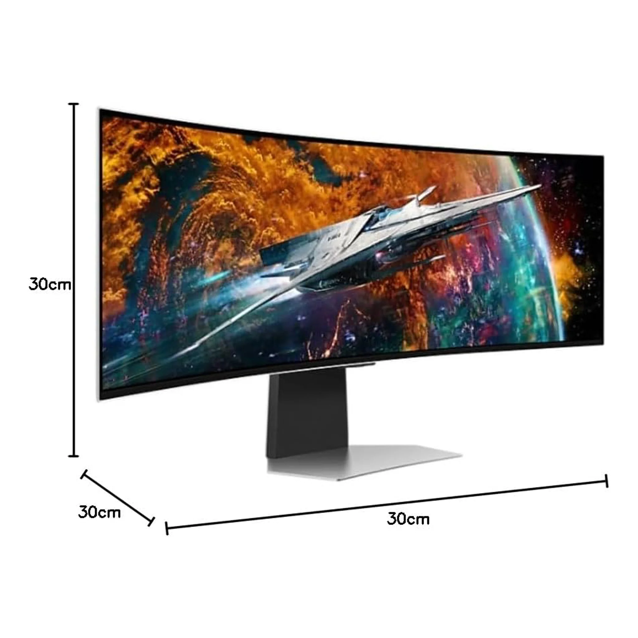 Samsung 49" Odyssey G9 OLED Smart Gaming Monitor - 240Hz, S49CG954SU - Image 8