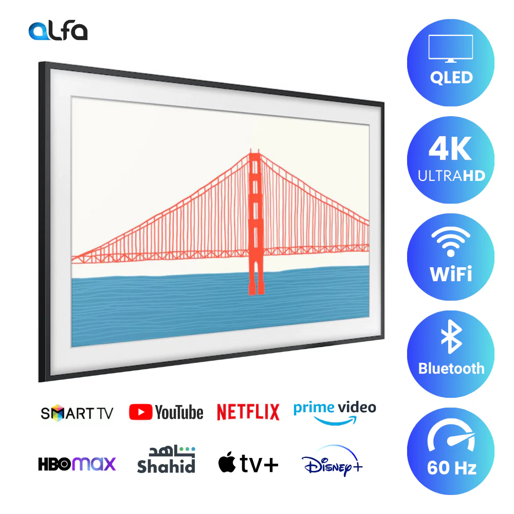Samsung 55 inch Smart QLED TV- The Frame - 4K, QE55LS03T - Image 2