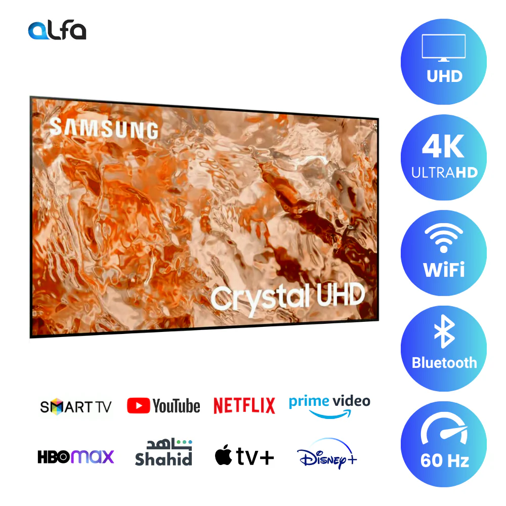 Samsung 55 inch Smart TV - 4K, 55TU8000 - Image 2