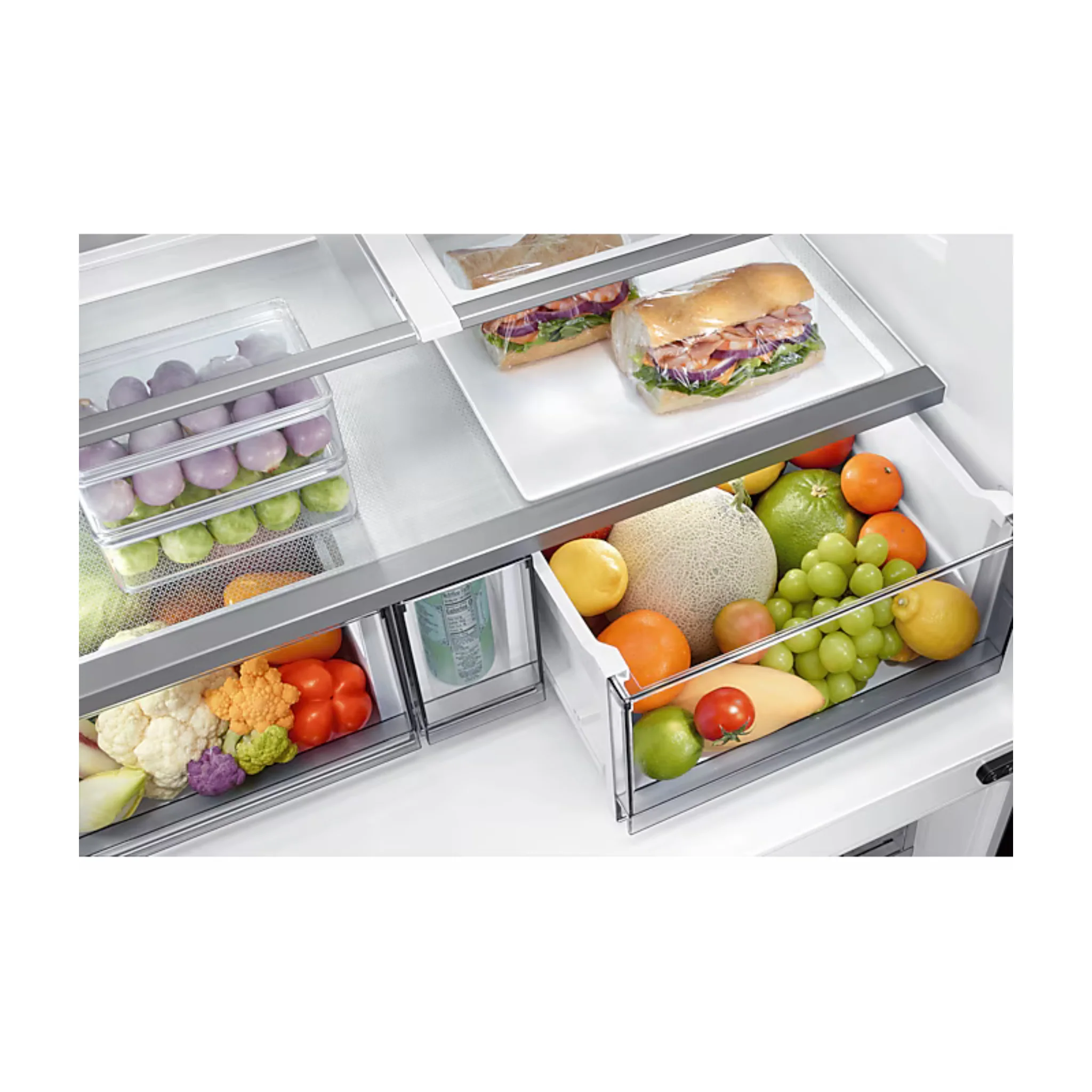 Samsung 602L Bespoke T Style French Door Refrigerator, RF65DG90BEB1 - Image 8