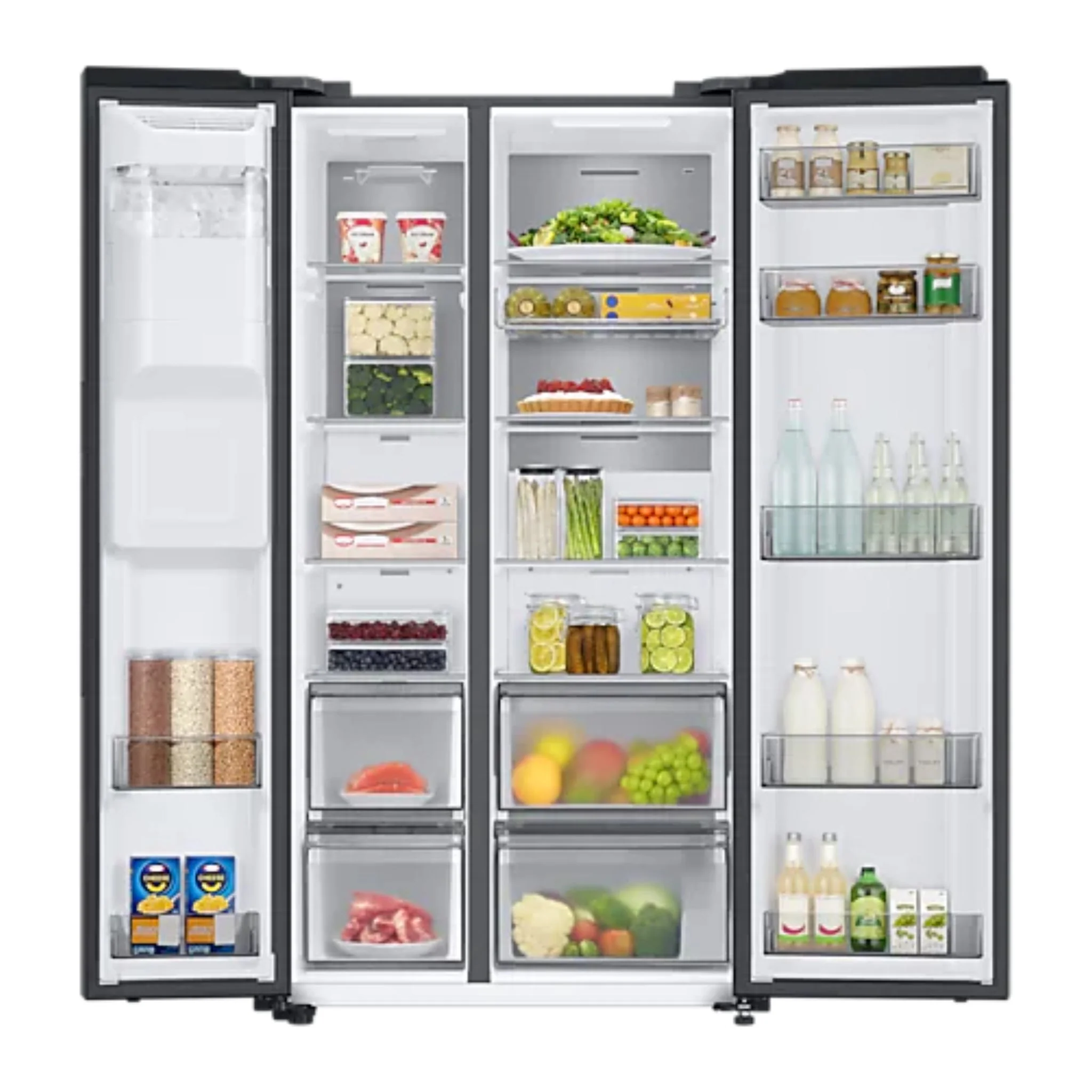 Samsung 635L Side by Side Refrigerator, RS68A8840B1 - Image 4