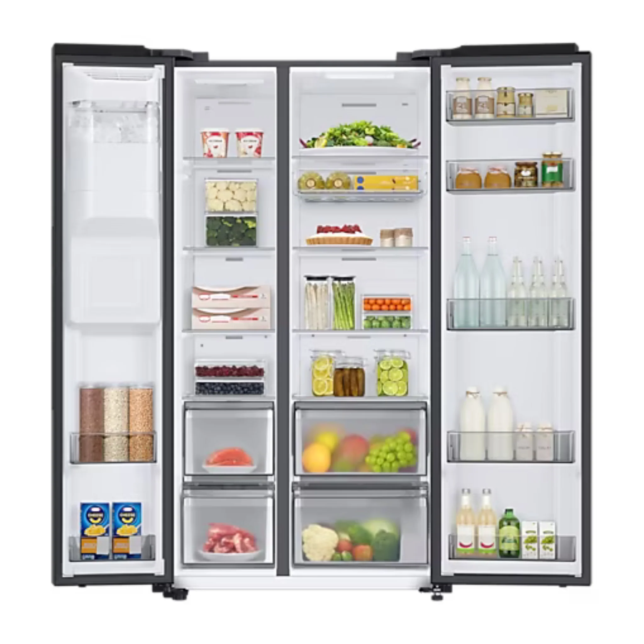 Samsung 634L Metal Cooling Side by Side Refrigerator, RS68A8842S9 - Image 3