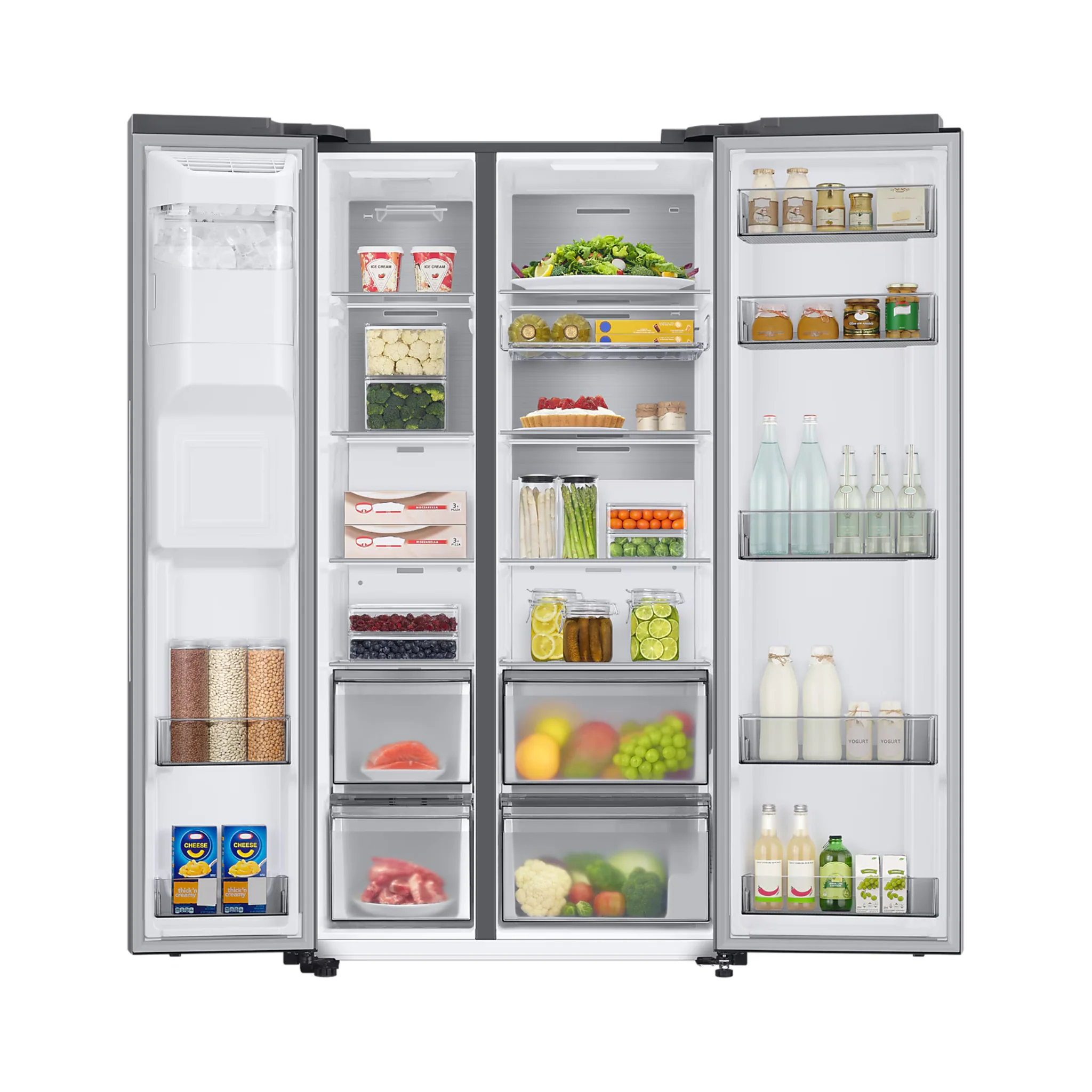 Samsung 635L Side by Side Refrigerator, RS6GA884CS9 - Image 4