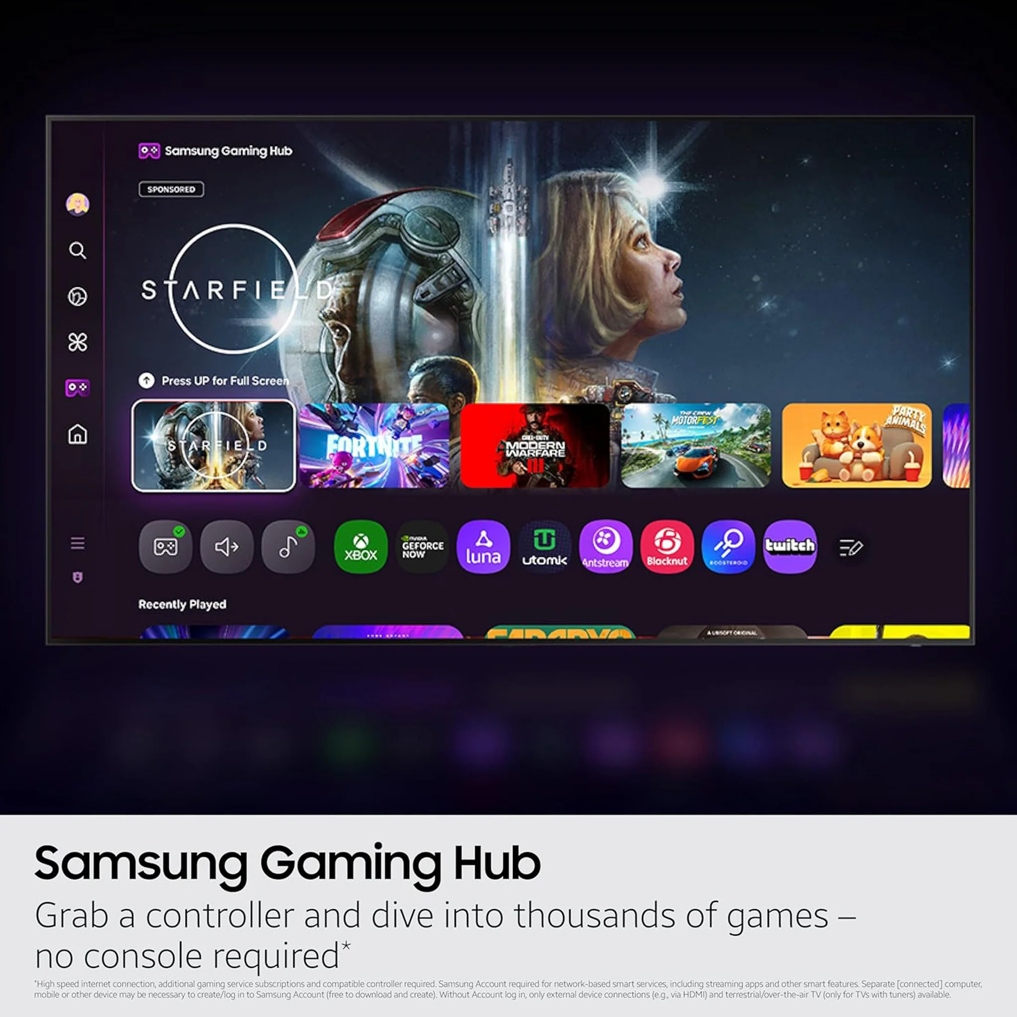 Samsung 65 inch Smart TV - 4K, 65U8000F - Image 9