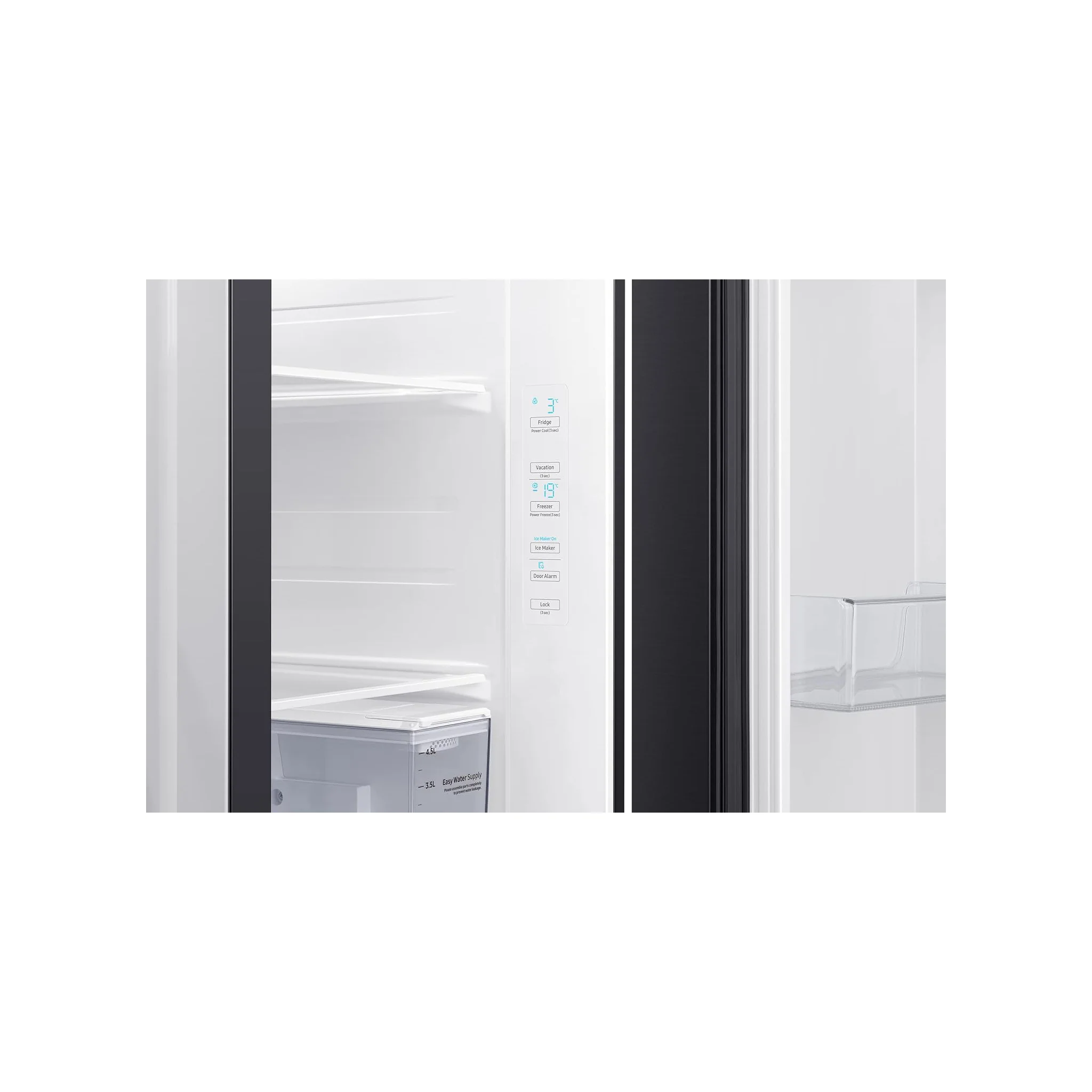Samsung 660L Side by Side Refrigerator, RS64R5331B4 - Image 4