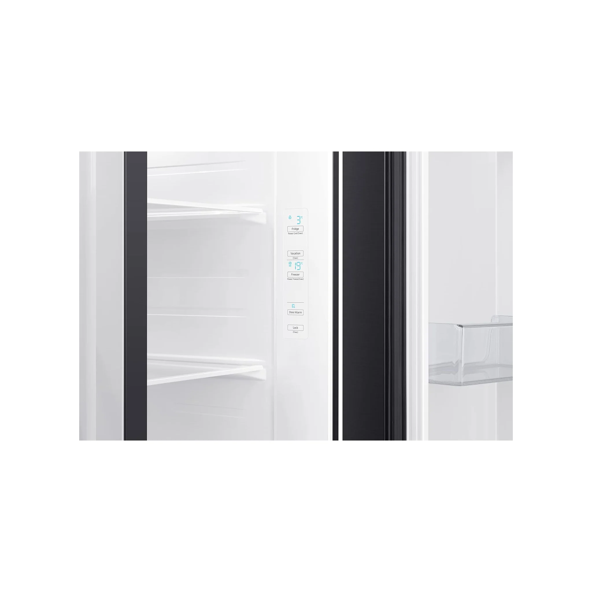 Samsung 680L Side by Side Refrigerator, RS62R5001B4 - Image 5