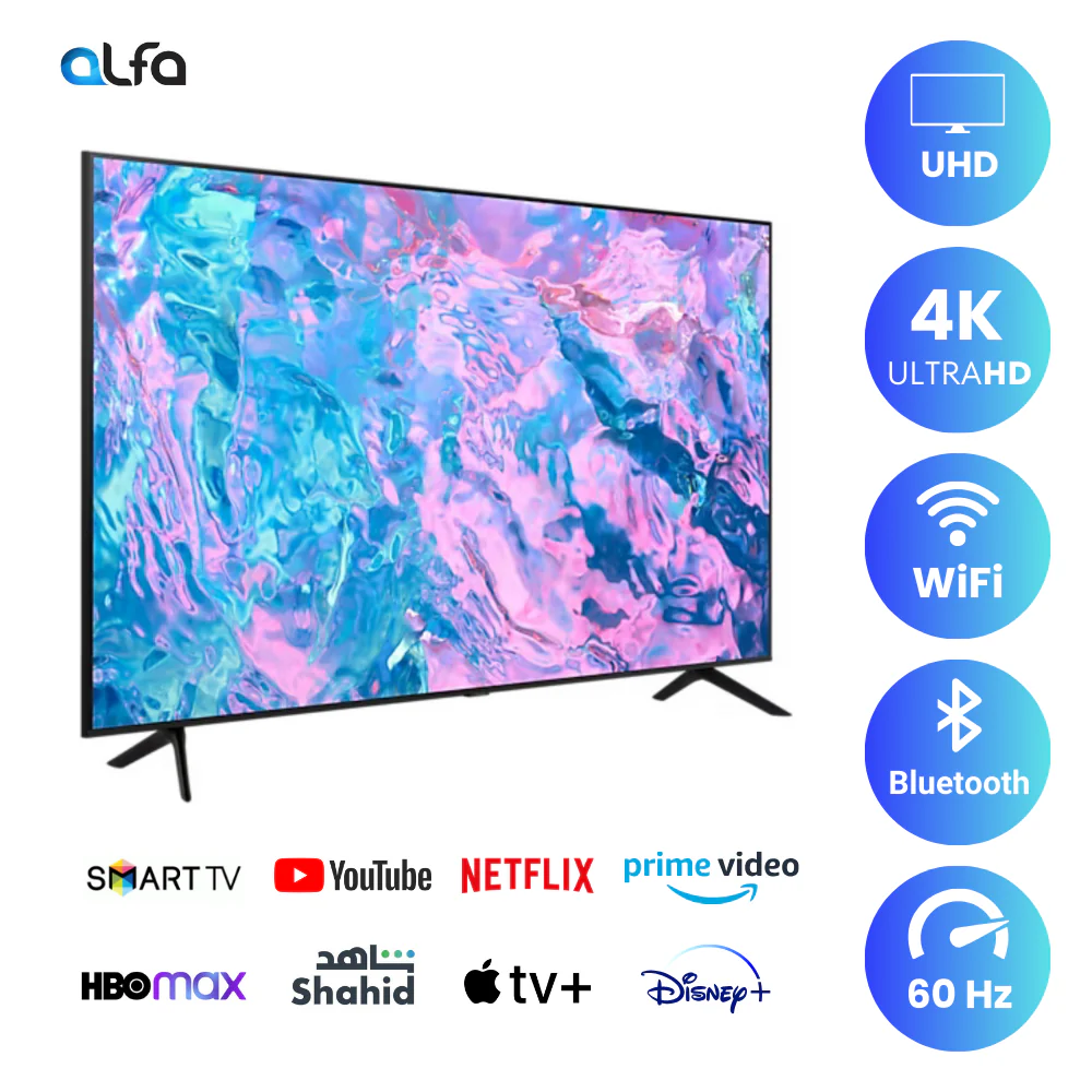 Samsung 75 inch Smart TV - 4K, 75CU7000 - Image 2