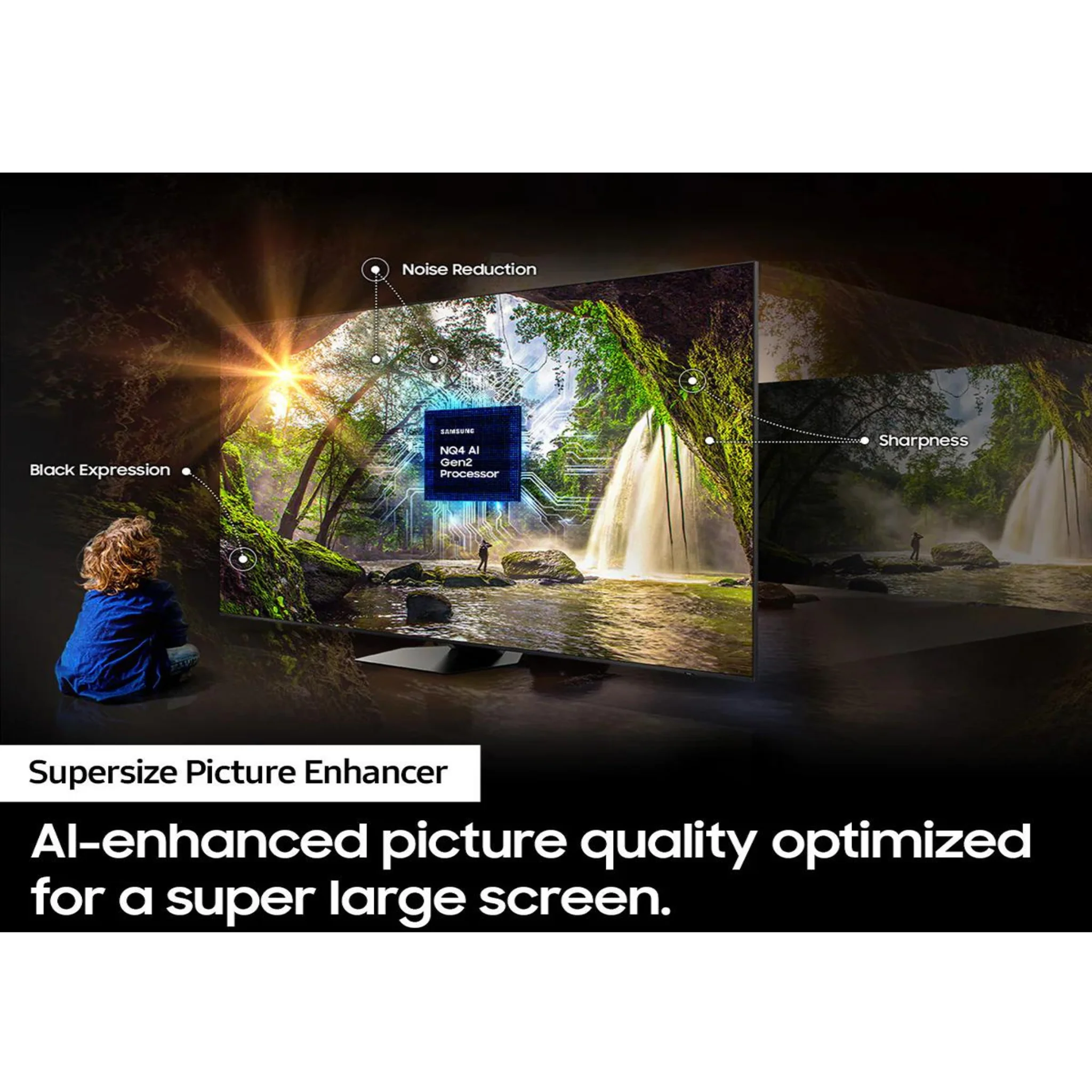 Samsung 98 inch Smart TV - 4K, 98DU9000 - Image 5