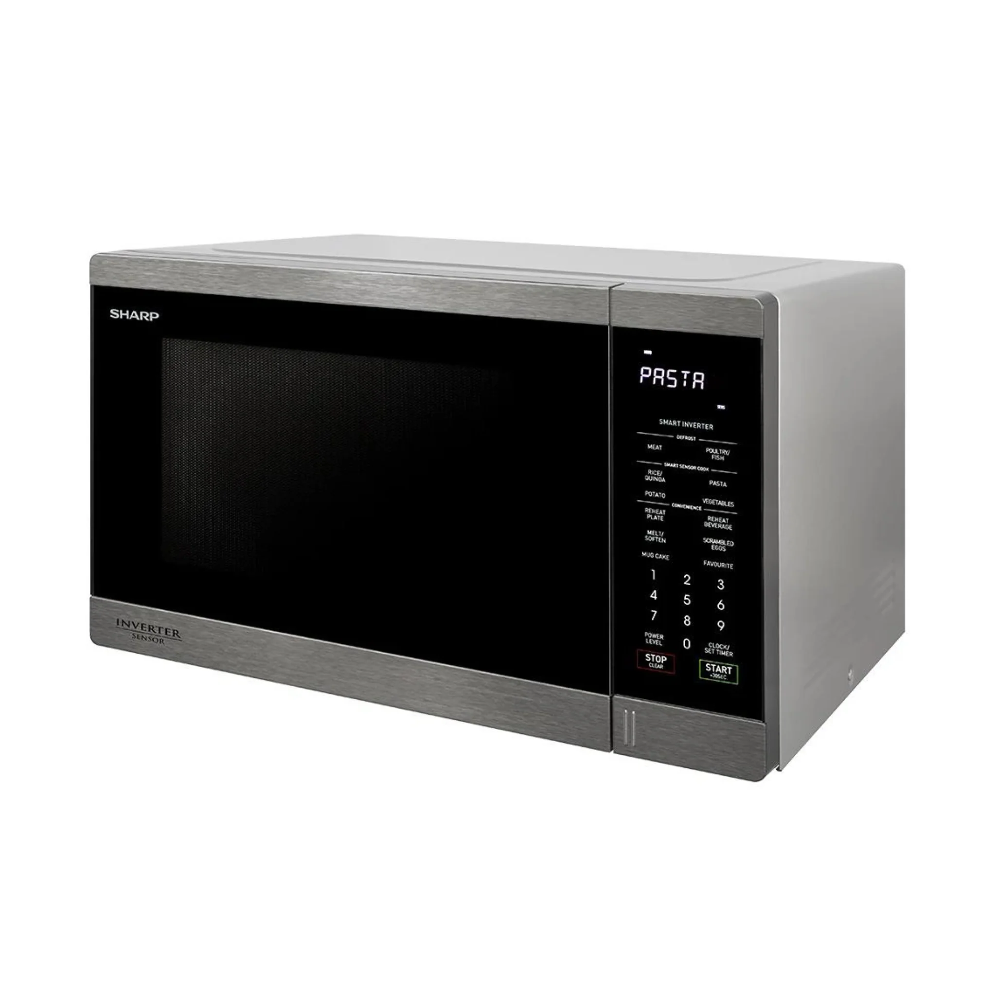 Sharp 34L Inverter Microwave Oven, R-395E (ST) - Image 3