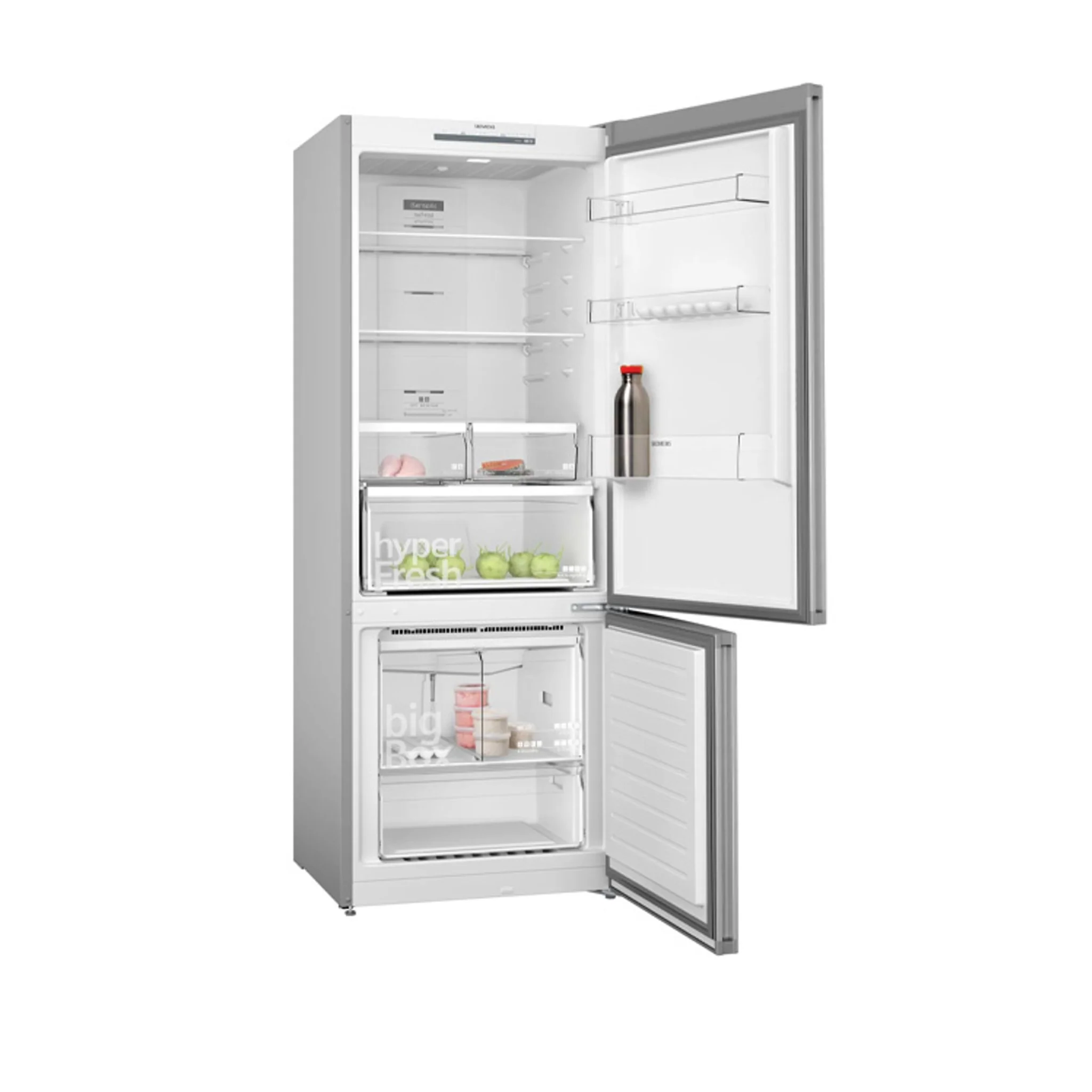 Siemens 480L Free Standing Fridge Freezer, KG55NVL20M - Image 2