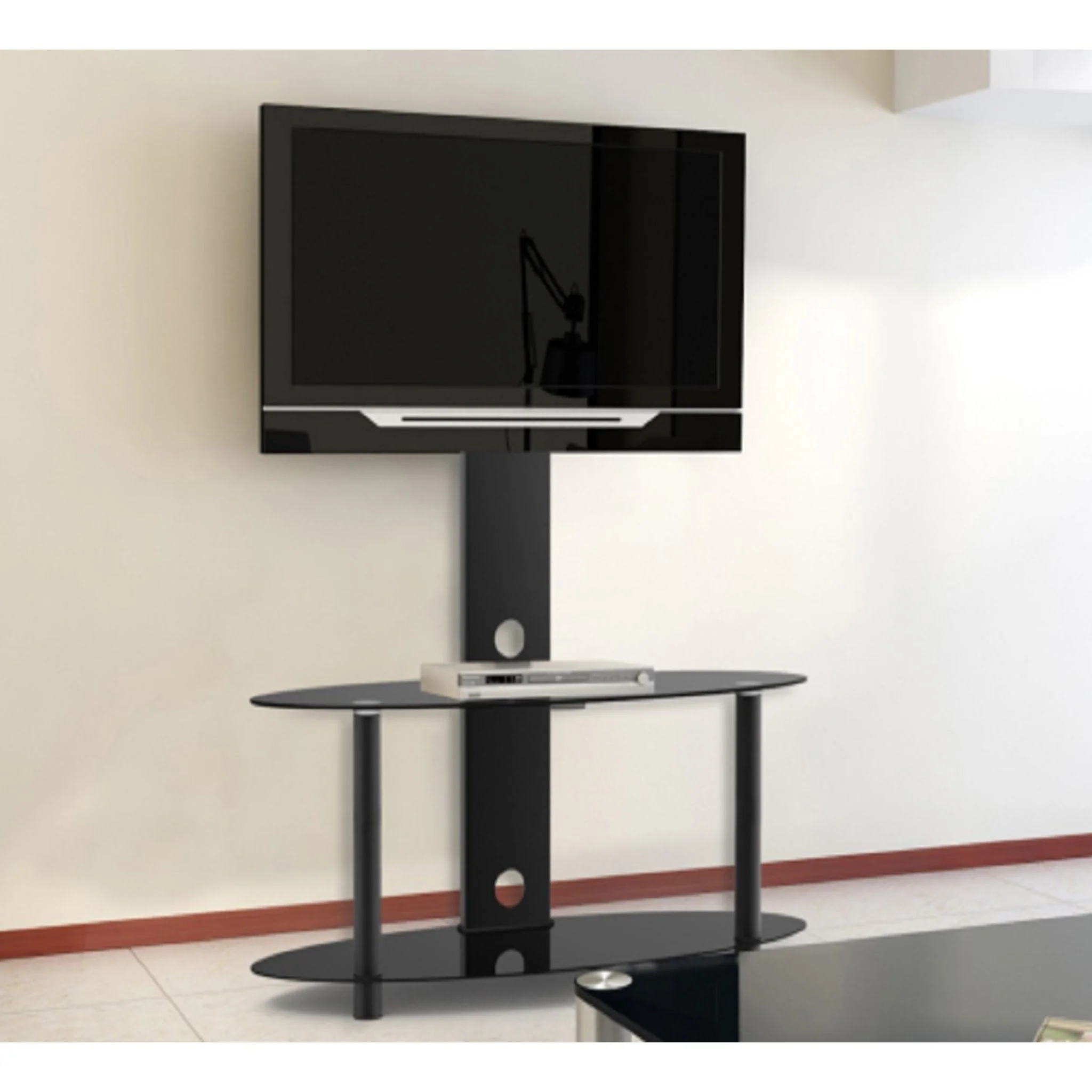 Glass LED TV Stand For 32"-55" Screen, SH 324 FS - Image 2