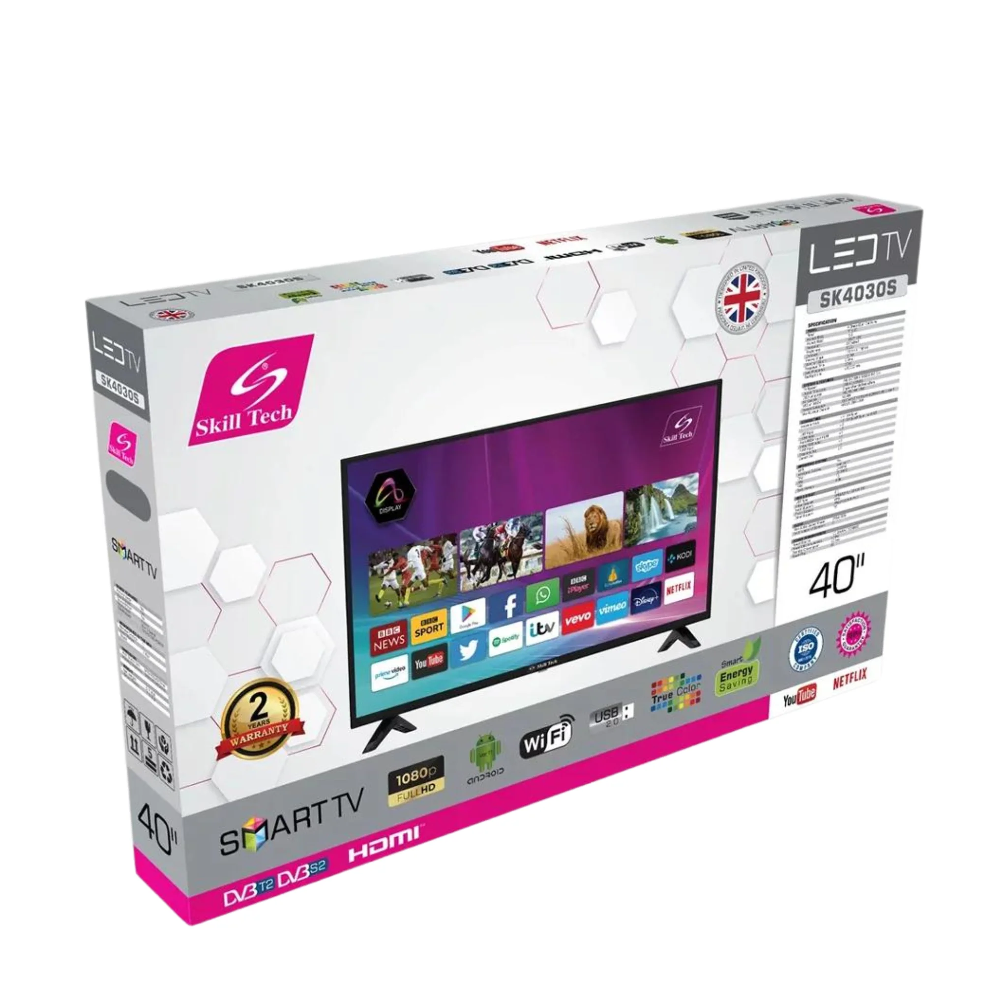 Skill Tech 40 inch Smart TV, SK4040S - Image 5