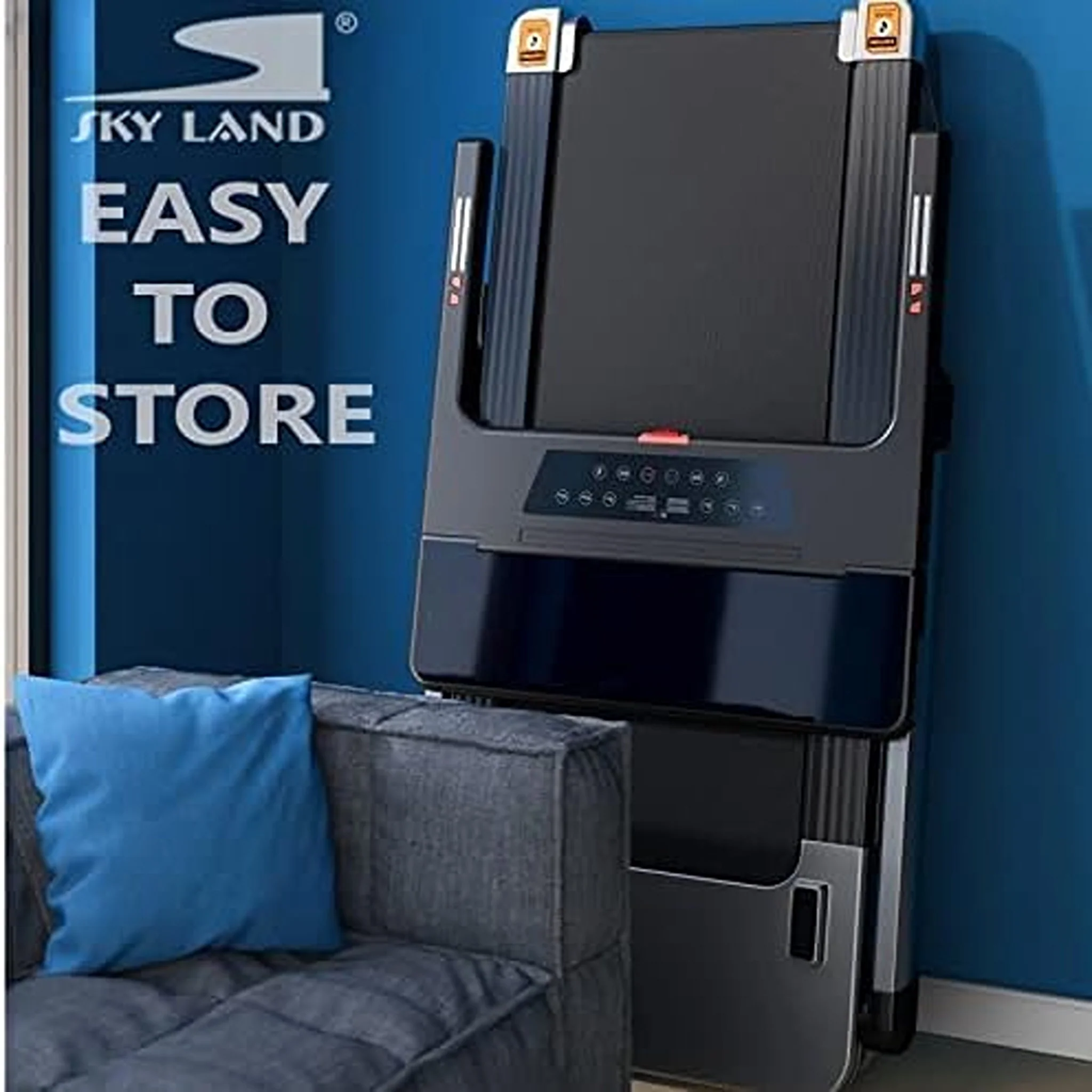 Sky Land Fitness 4.0HP Portable Compact Treadmill, EM-1286 - Image 5