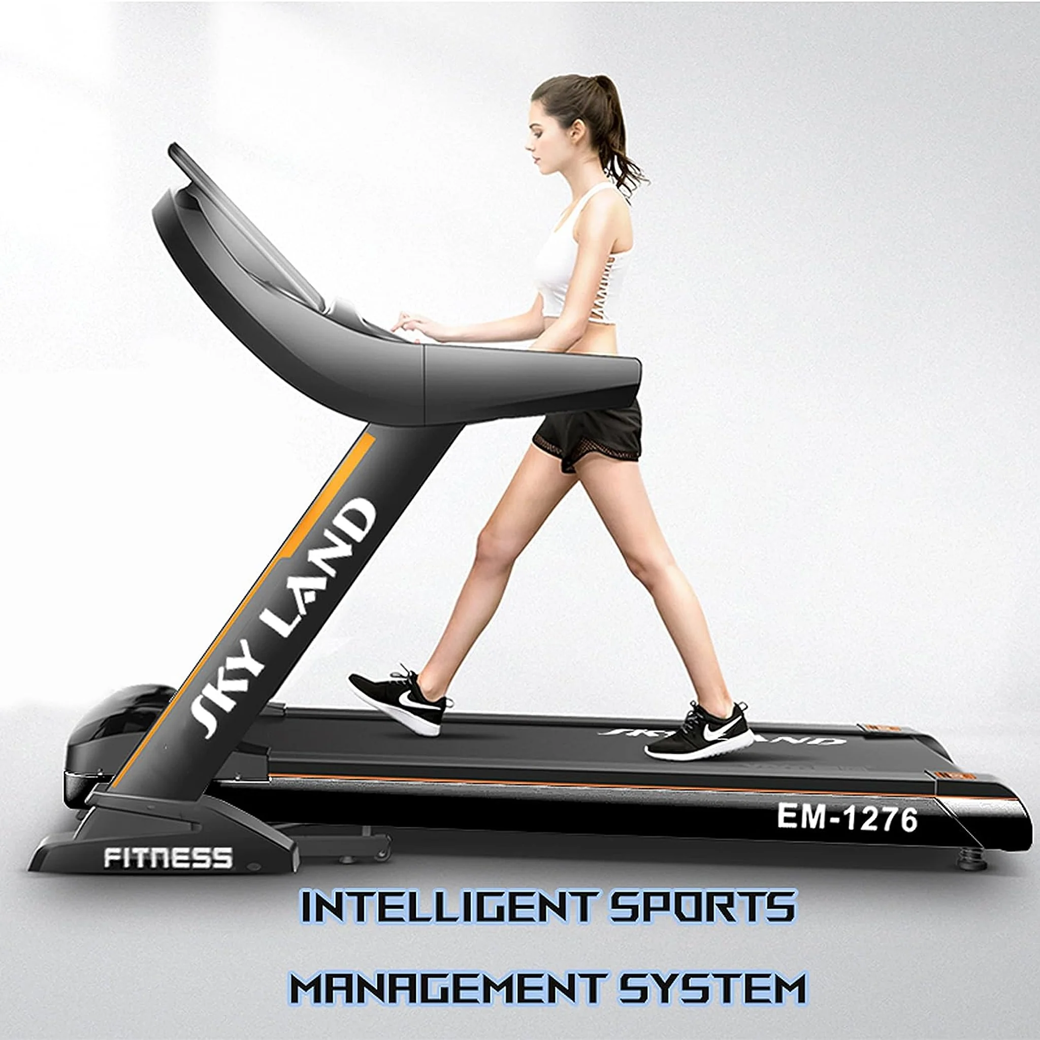 Sky Land Fitness 5.5HP Automatic Foldable Treadmill, EM-1276 - Image 2