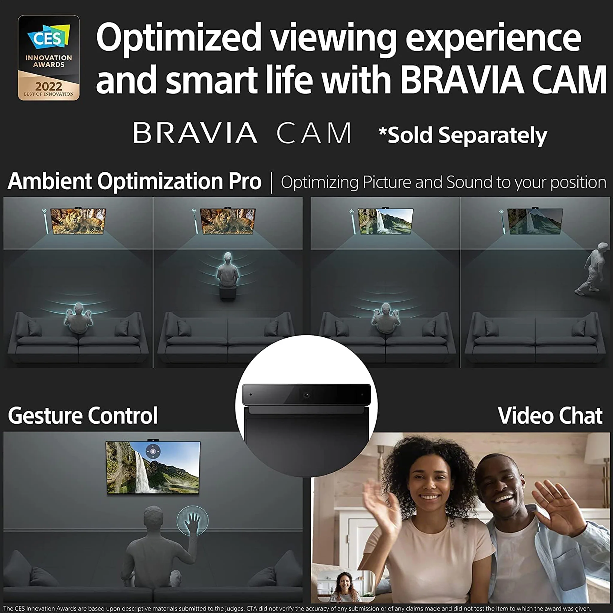Sony 55 inch Android Smart OLED TV - 4K - 120Hz, 55A75K - Image 7